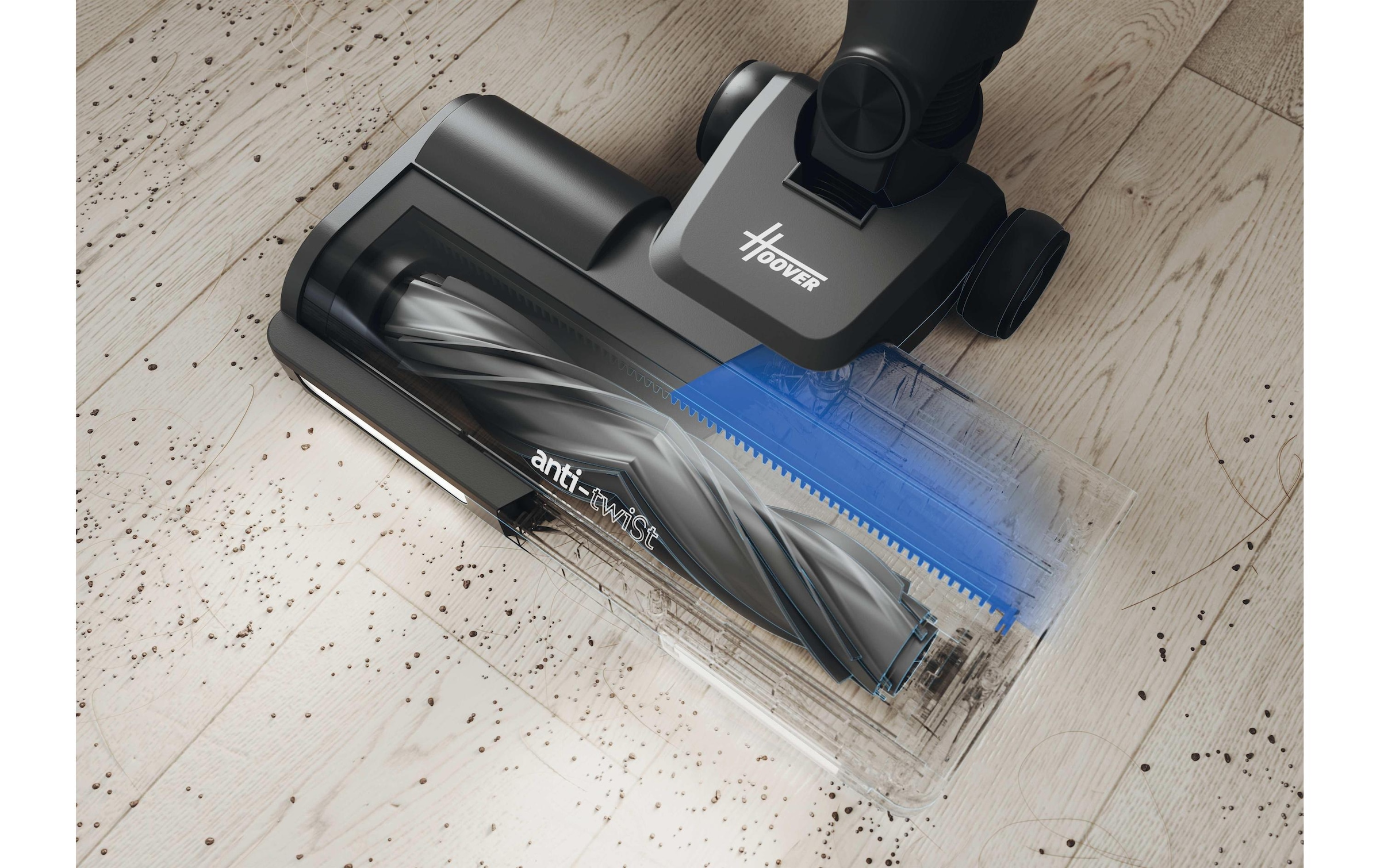 Hoover Akku-Hand-und Stielstaubsauger »HF210PP 11 Akku Trocken EPA Beutellos 1 l 165 W« 2-in-1-Stabstaubsauger mit ULTRA COMPACT X3-Technologie