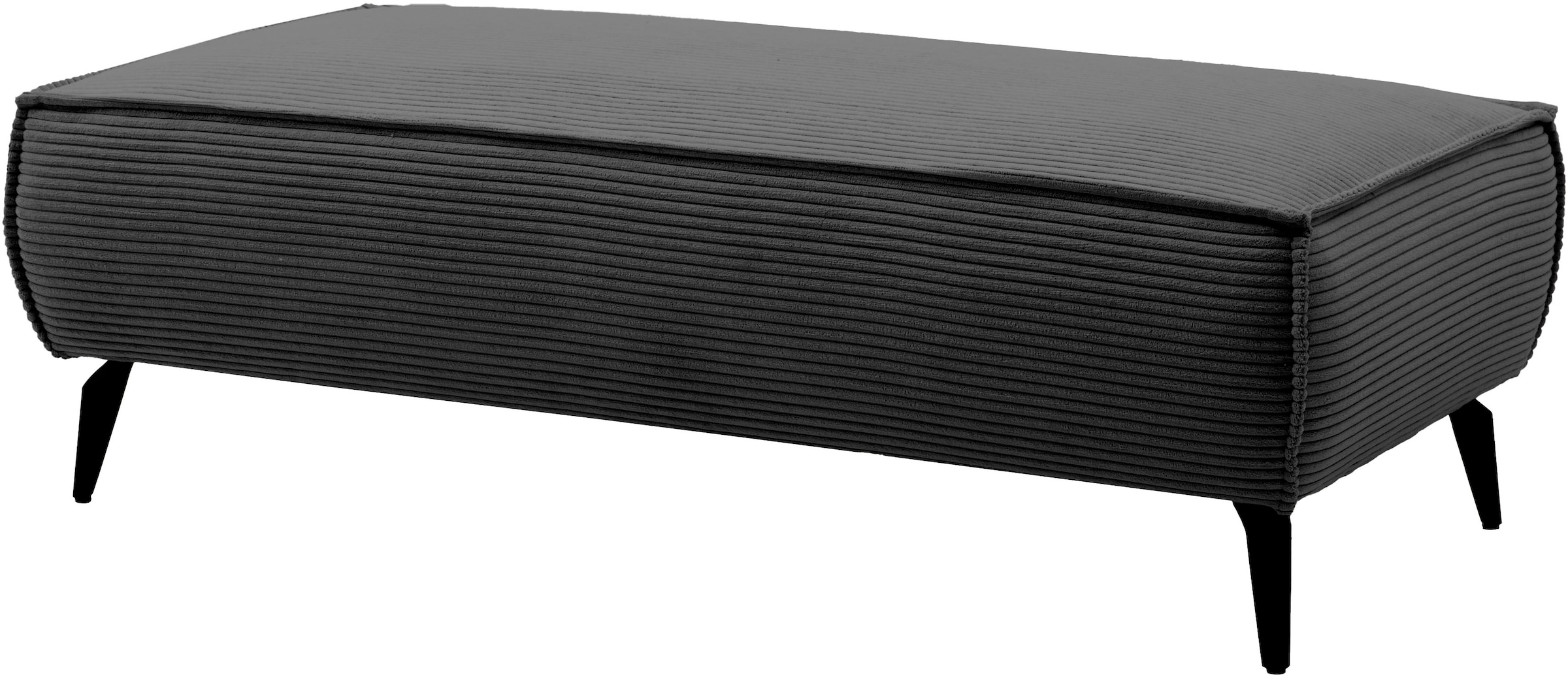 Home affaire Paysage de salon »mit Hocker, TVINNU, moderne U-Form in Cord oder Leinenoptik« Recamiere rechts/links, stellbar zum Schlafsofa (Krokodilverbinder)