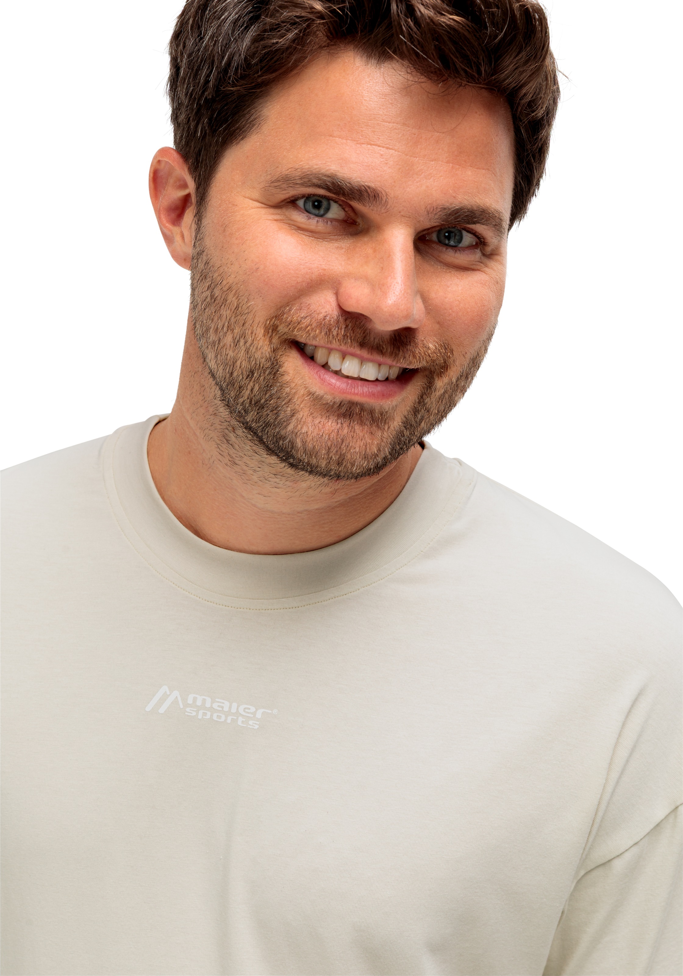 Maier Sports Kurzarmshirt »MS FAV TEE« Unisex T-Shirt lockere Passform mit bequemem Schnitt