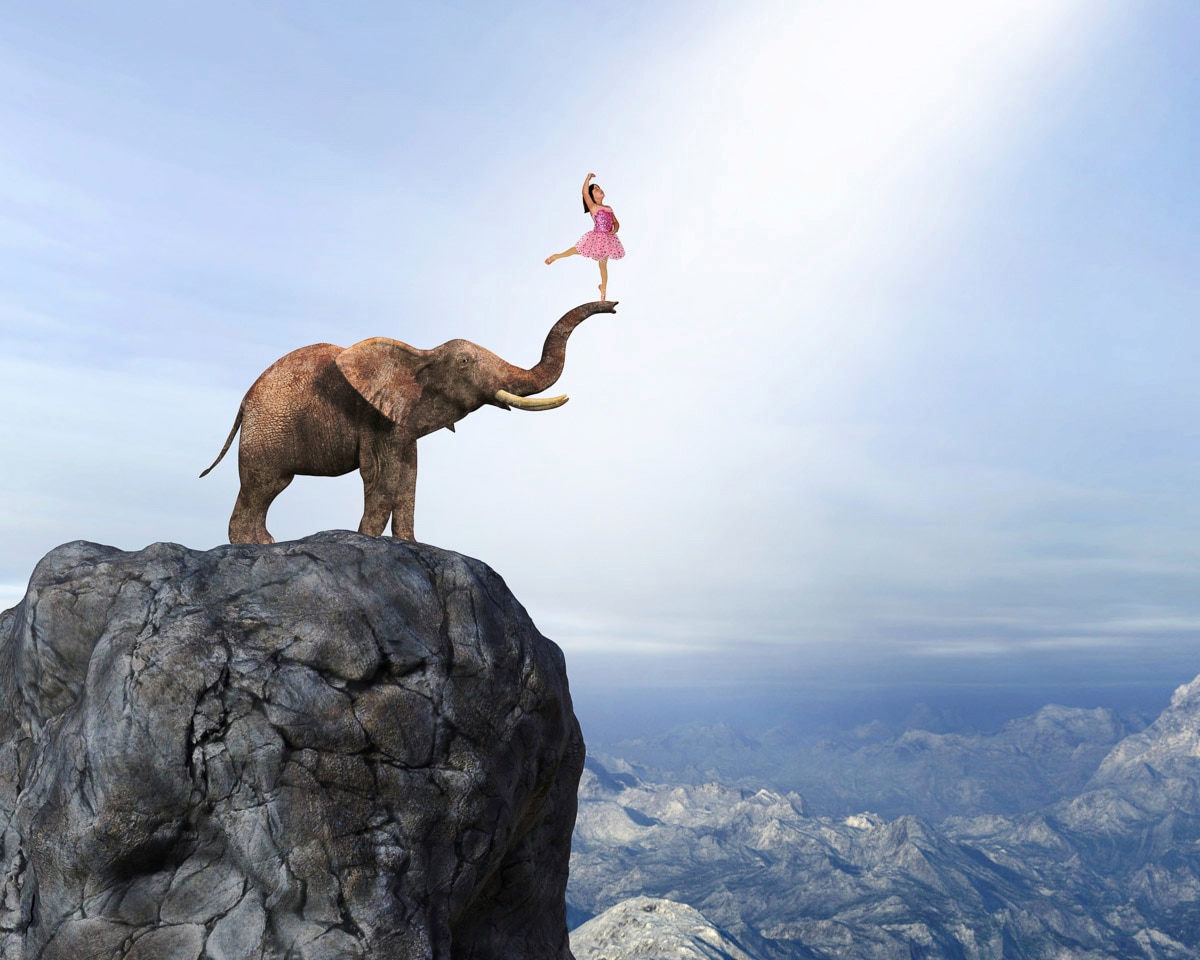 Papermoon Papier peint photo »Surreales Tanzteam«