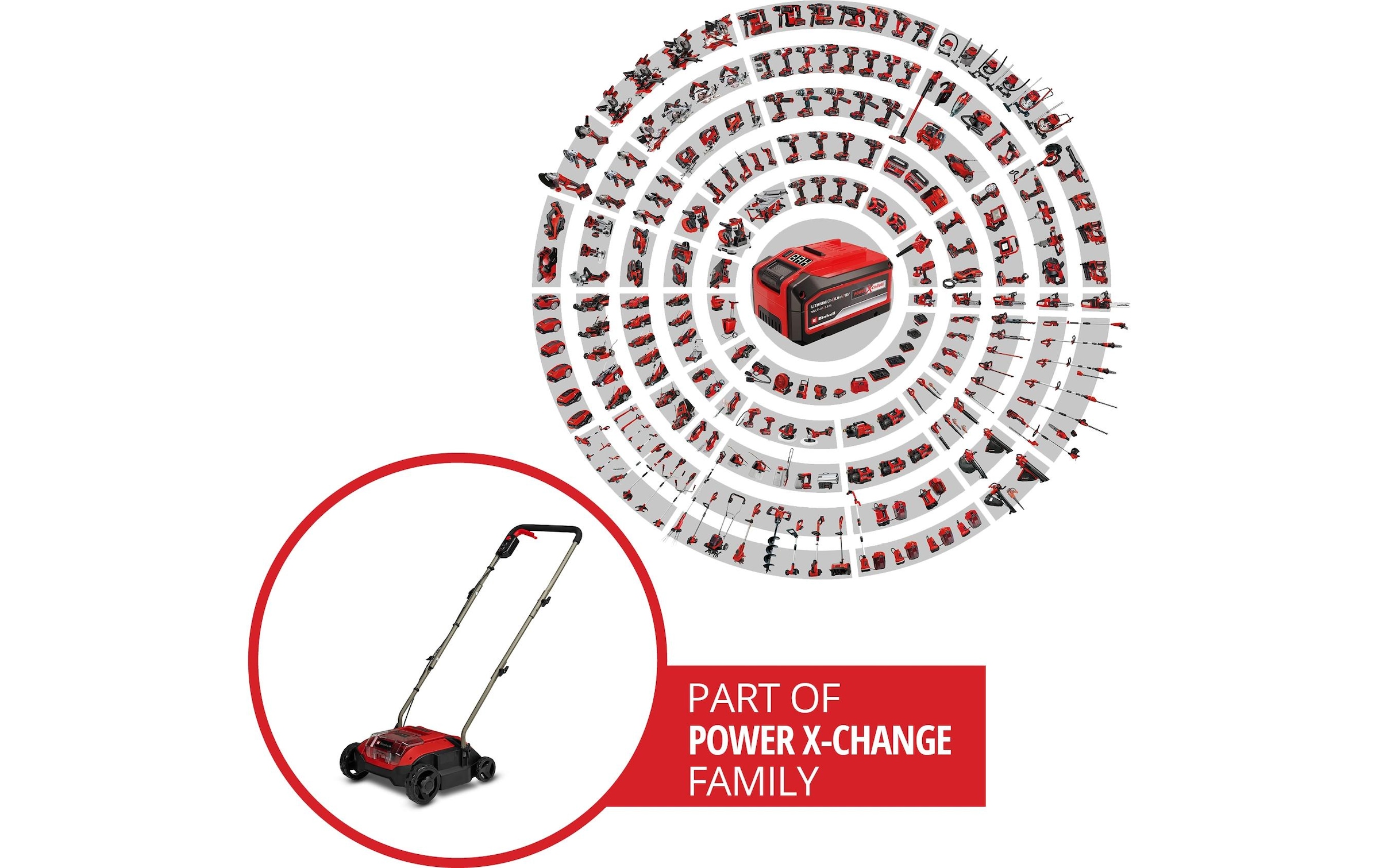 Einhell Scarificateur sans fil »GC-SC 18/28 DS Li-Solo« ohne Akku und Ladegerät