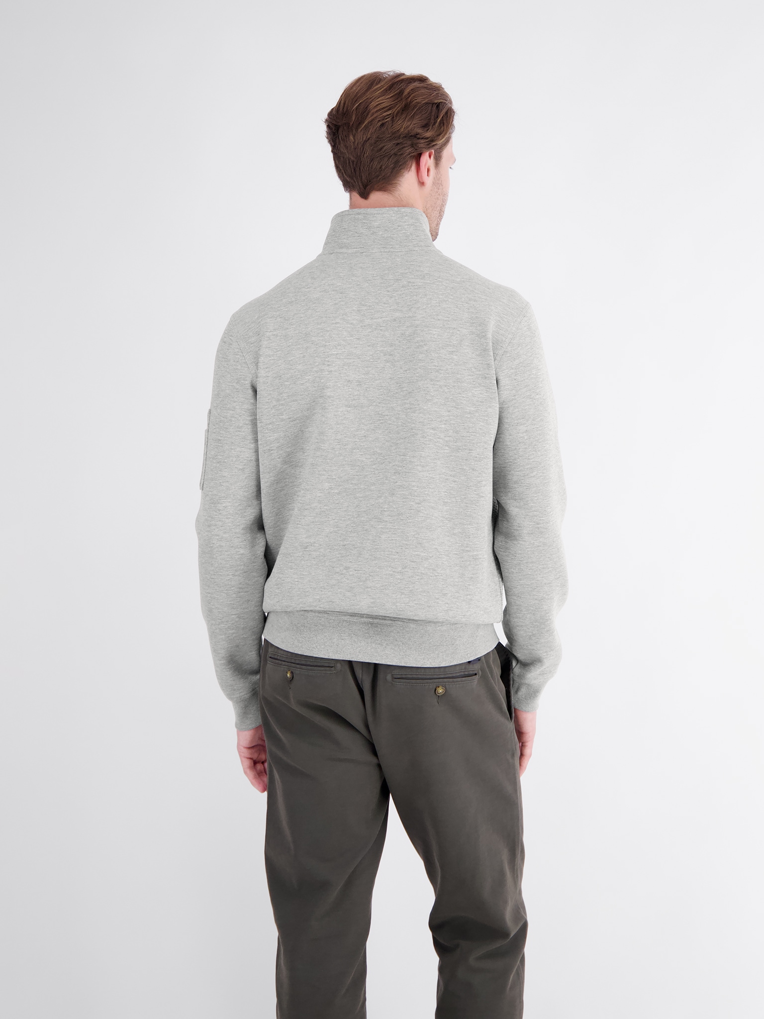 LERROS Sweater , mit Troyerkragen und in Struktur-Optik
