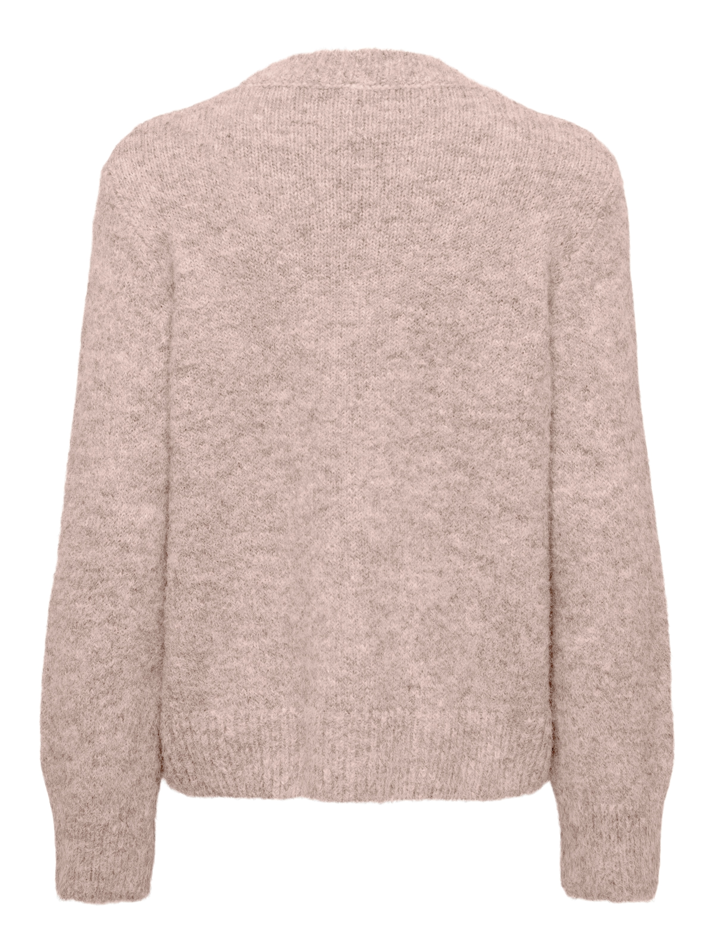 ONLY Pull en tricot »ONLSAHERI LS O-NECK KNT« Materialmix, loose fit