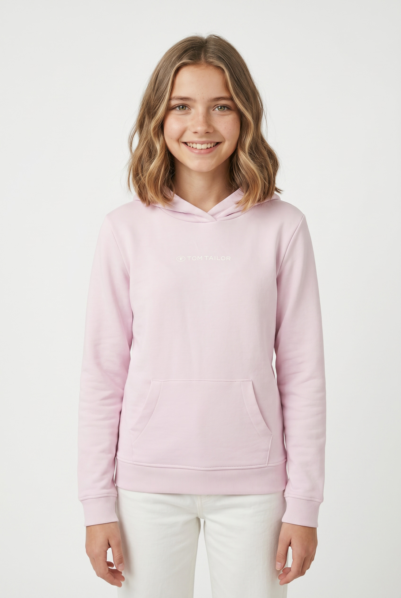 TOM TAILOR Sweat-shirt , avec impression du logo sur la poitrine
