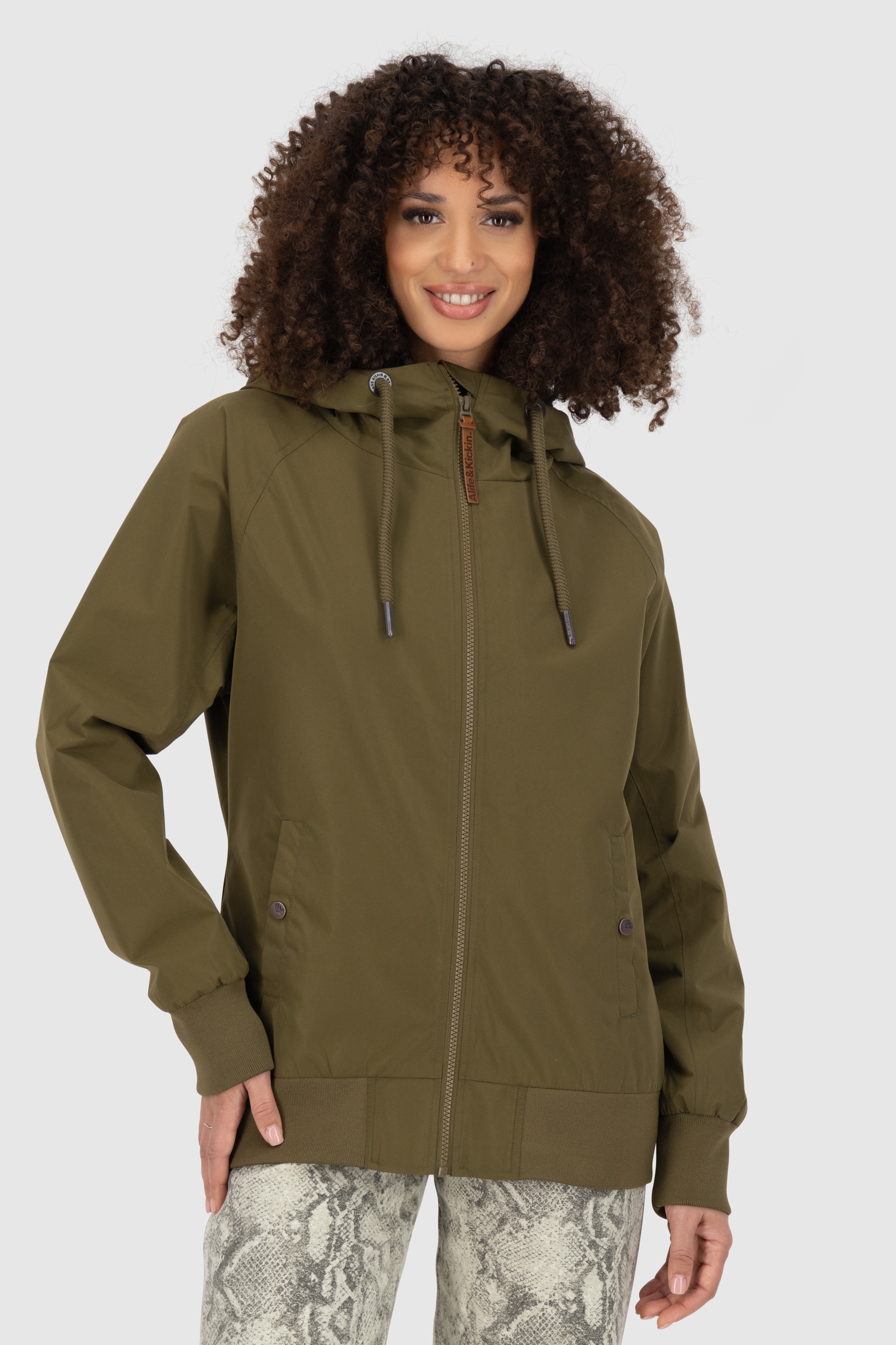 Alife & Kickin Veste d'extérieur »RenitaAKA« mit Kapuze mit Kapuze in bequemen Fit