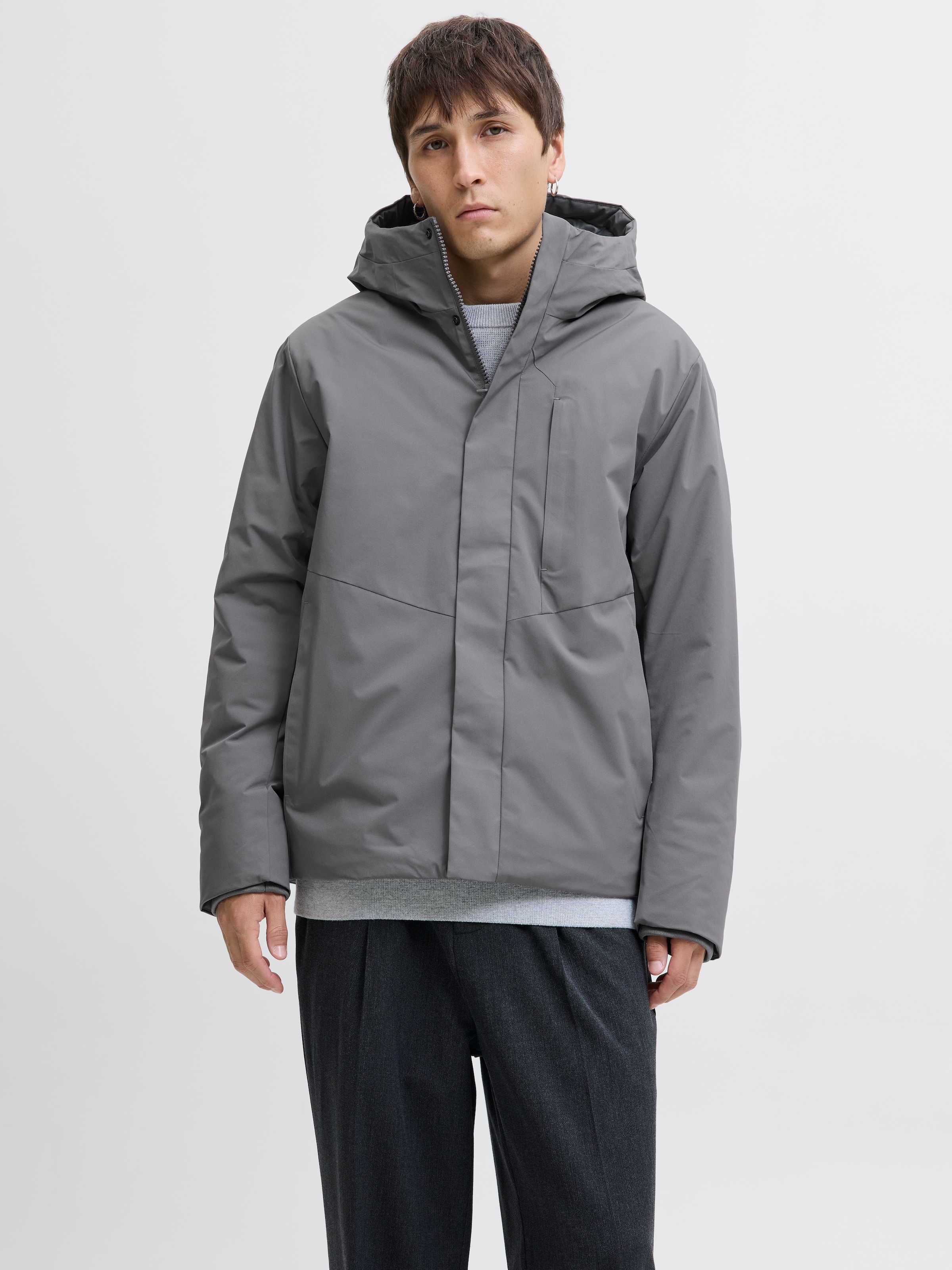 Jack & Jones Veste d'extérieur »JJEKEEN JACKET AW25 SN« mit Kapuze
