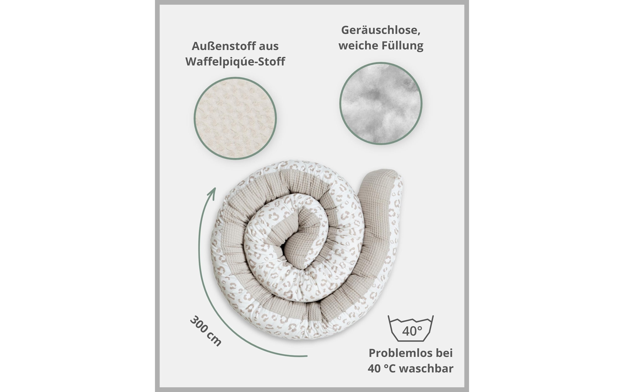 ULLENBOOM ® Tour de lit »Leo 300 cm«