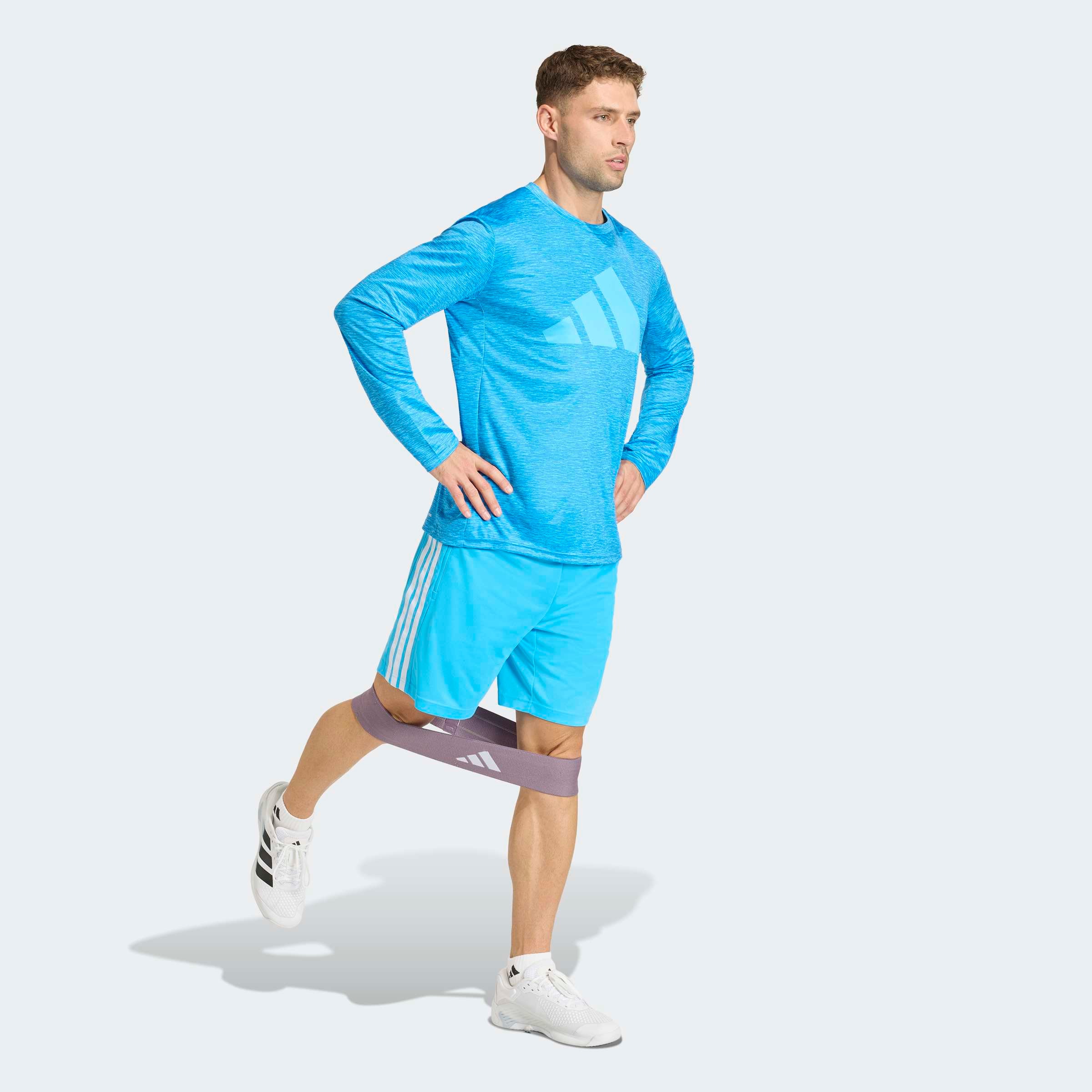 adidas Performance Short »WORKOUT ESSENTIALS BASE 3-STREIFEN PIKEE-, 23 CM«  sportlicher Stil, für sportliche Aktivitäten, aus Polyester