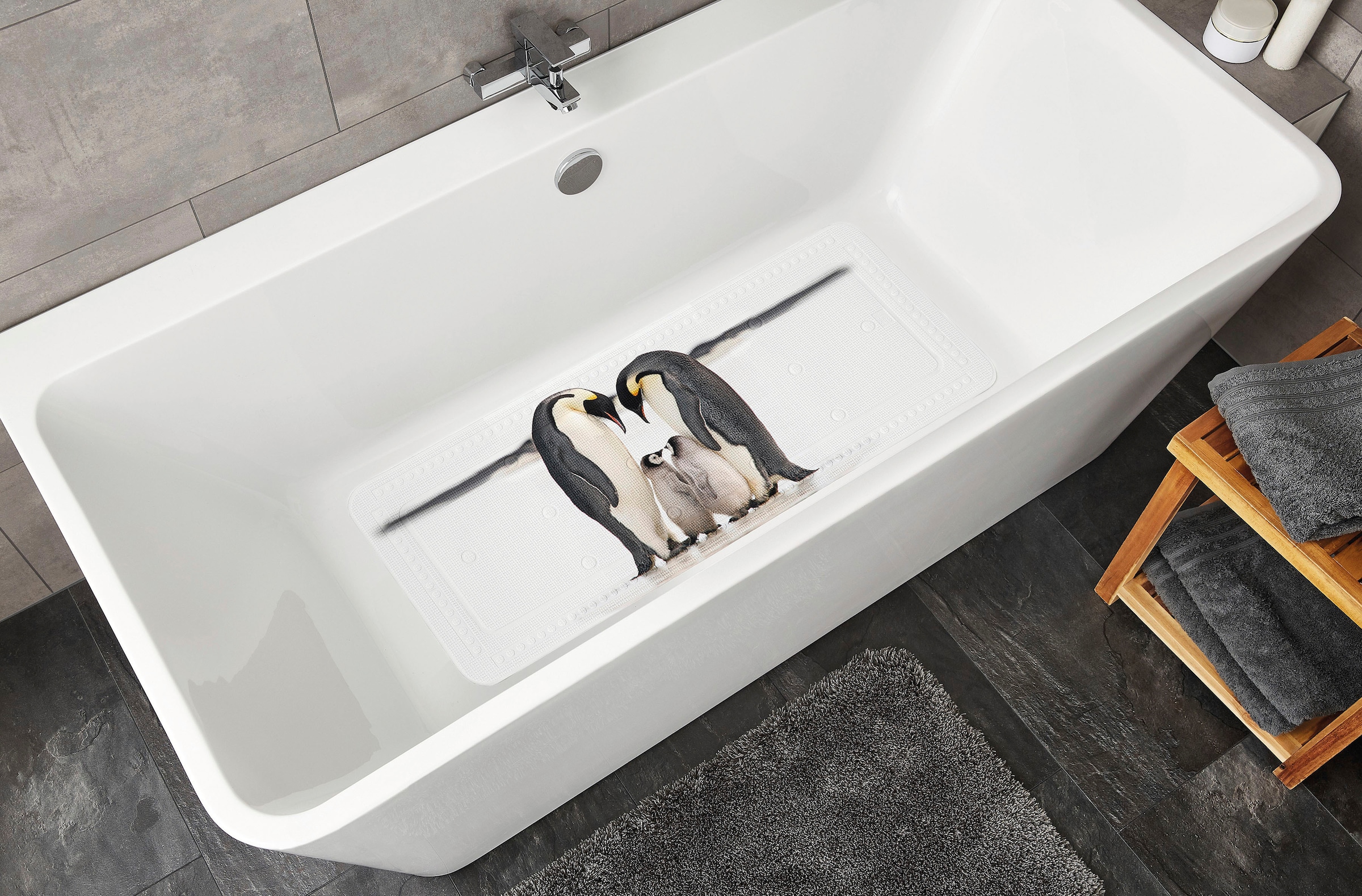 Kleine Wolke Tapis de baignoire »Jacksons« avec ventouses
