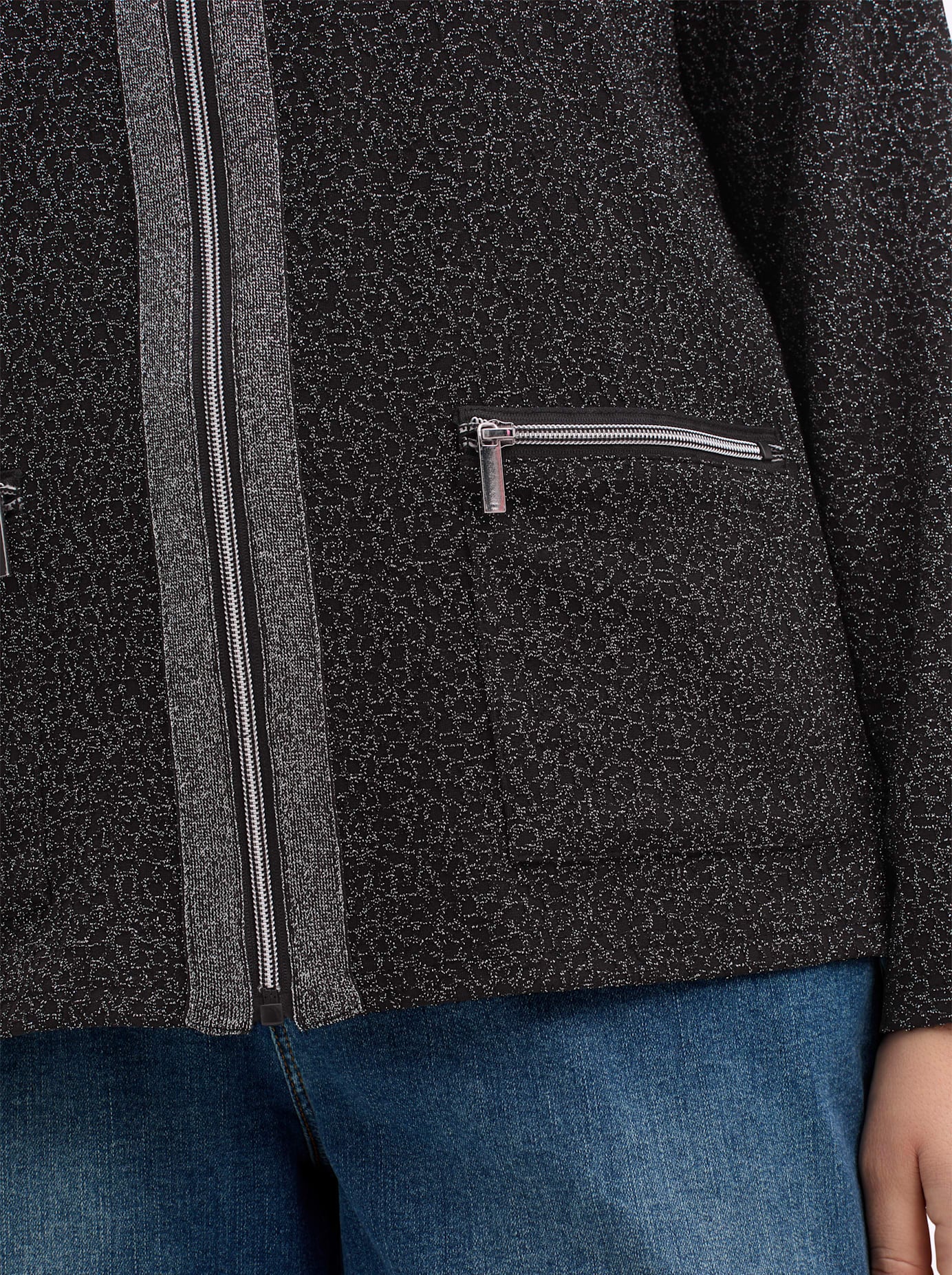 Sheego Shirtjacke »Sweatjacke« 1 Stk. tlg.