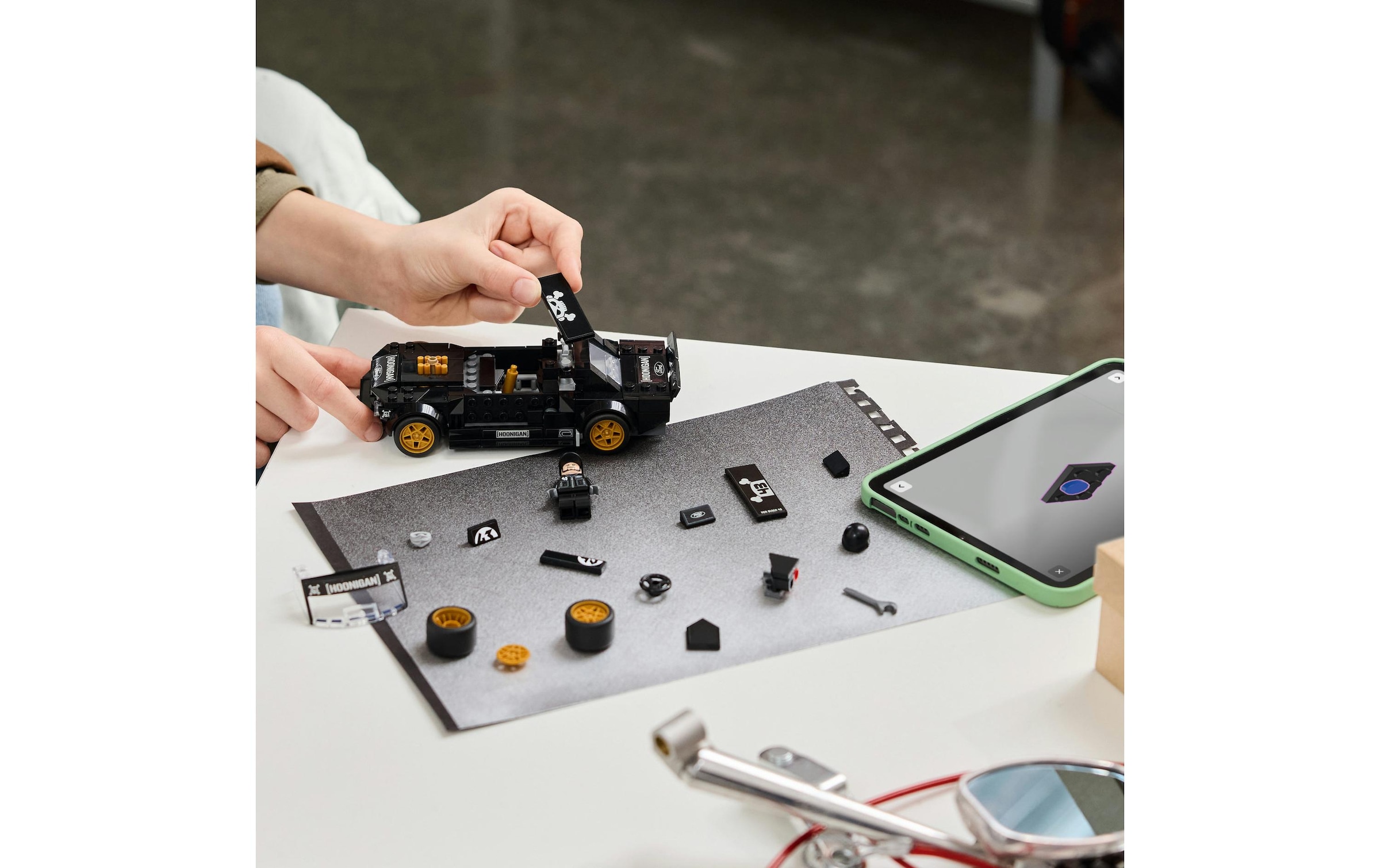 LEGO® Pions de construction »Ken Blocks 1965 Ford Mustang Hoonicorn V1 (77262)« LEGO Speed Champions; Fabriqué en Europe