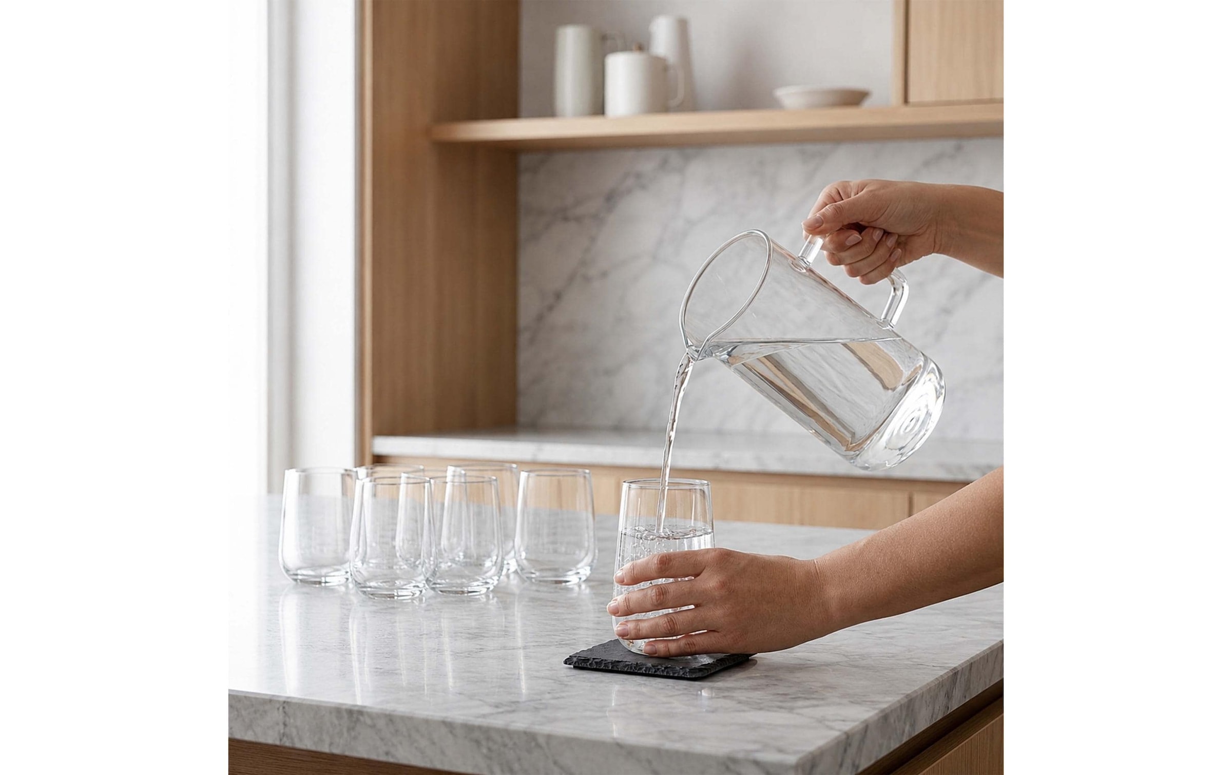 relaxdays Gläser-Set »550 ml, 12 Stück« Spülmaschinenfest