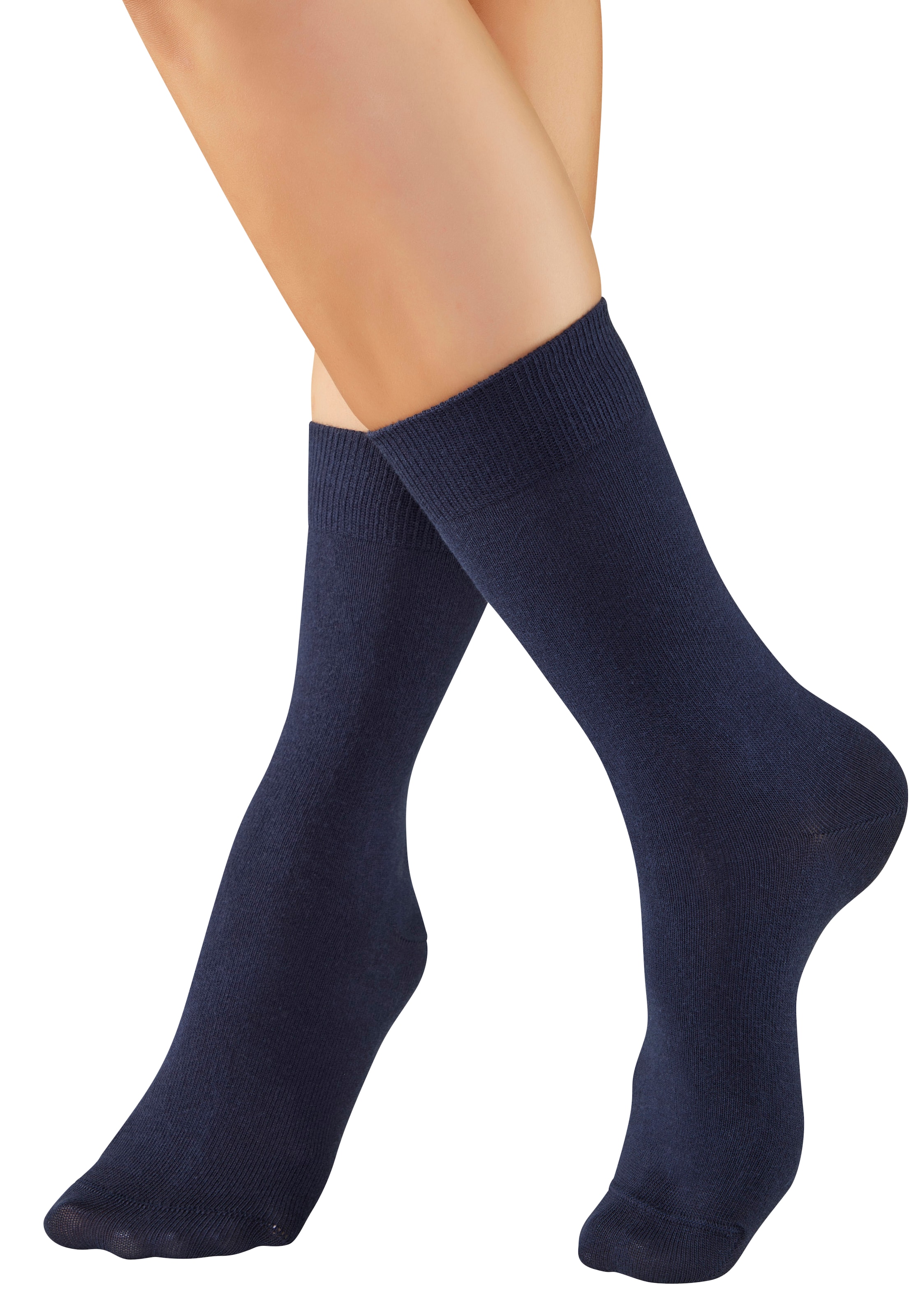 H.I.S Chaussettes de loisirs Paquet, 10 cuis tlg. mit weichen Rippbündchen