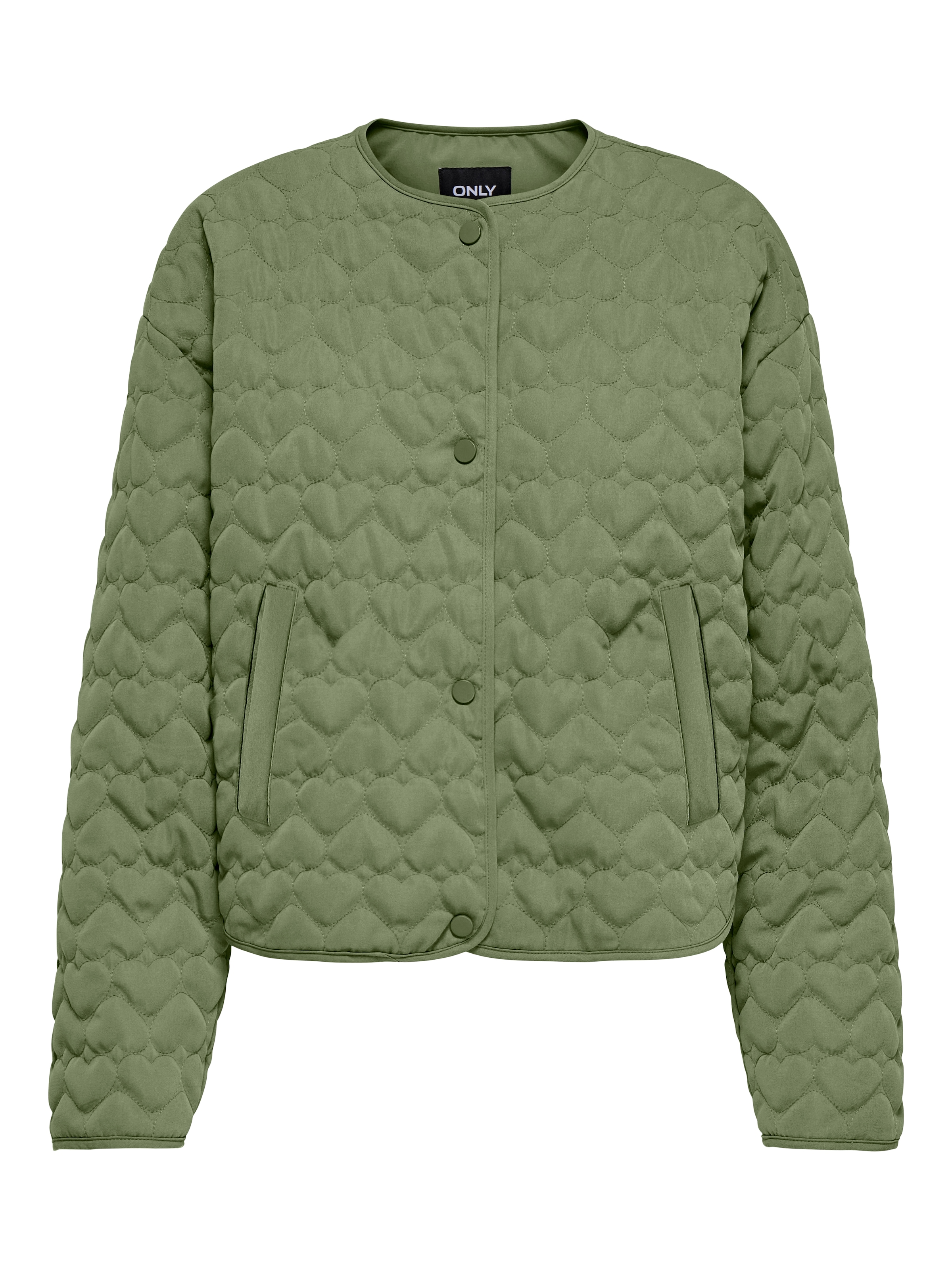 ONLY Veste matelassée »ONLHEART LIFE QUILTED JACKET NOOS OTW« avec motif matelassé en forme de petits cœurs