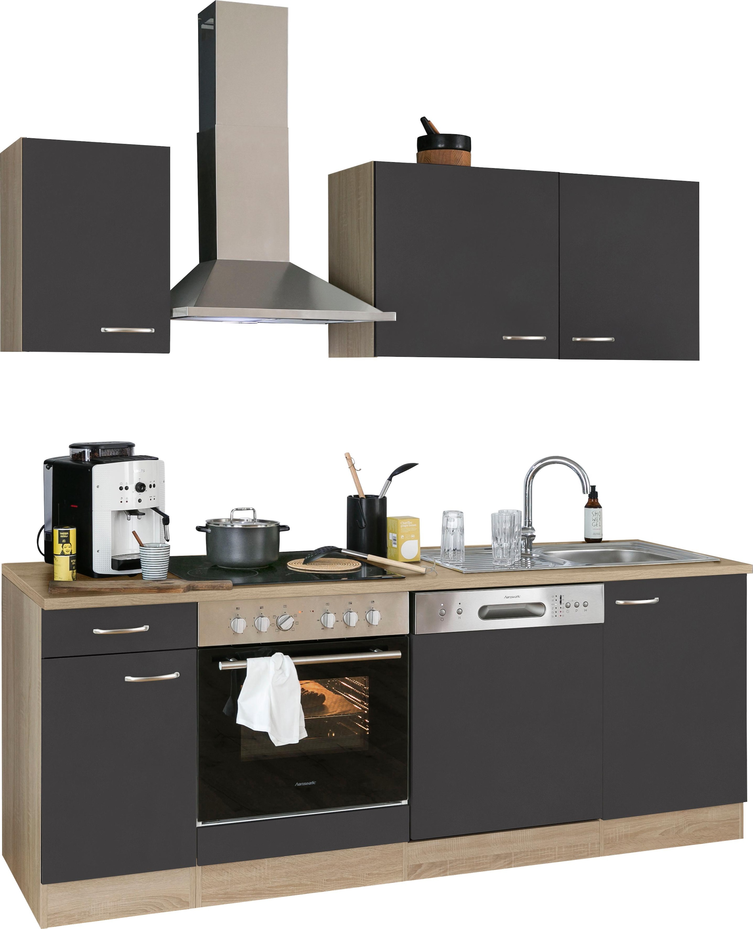 OPTIFIT Kitchenette »Parare« ohne E-Geräte, Breite 210 cm
