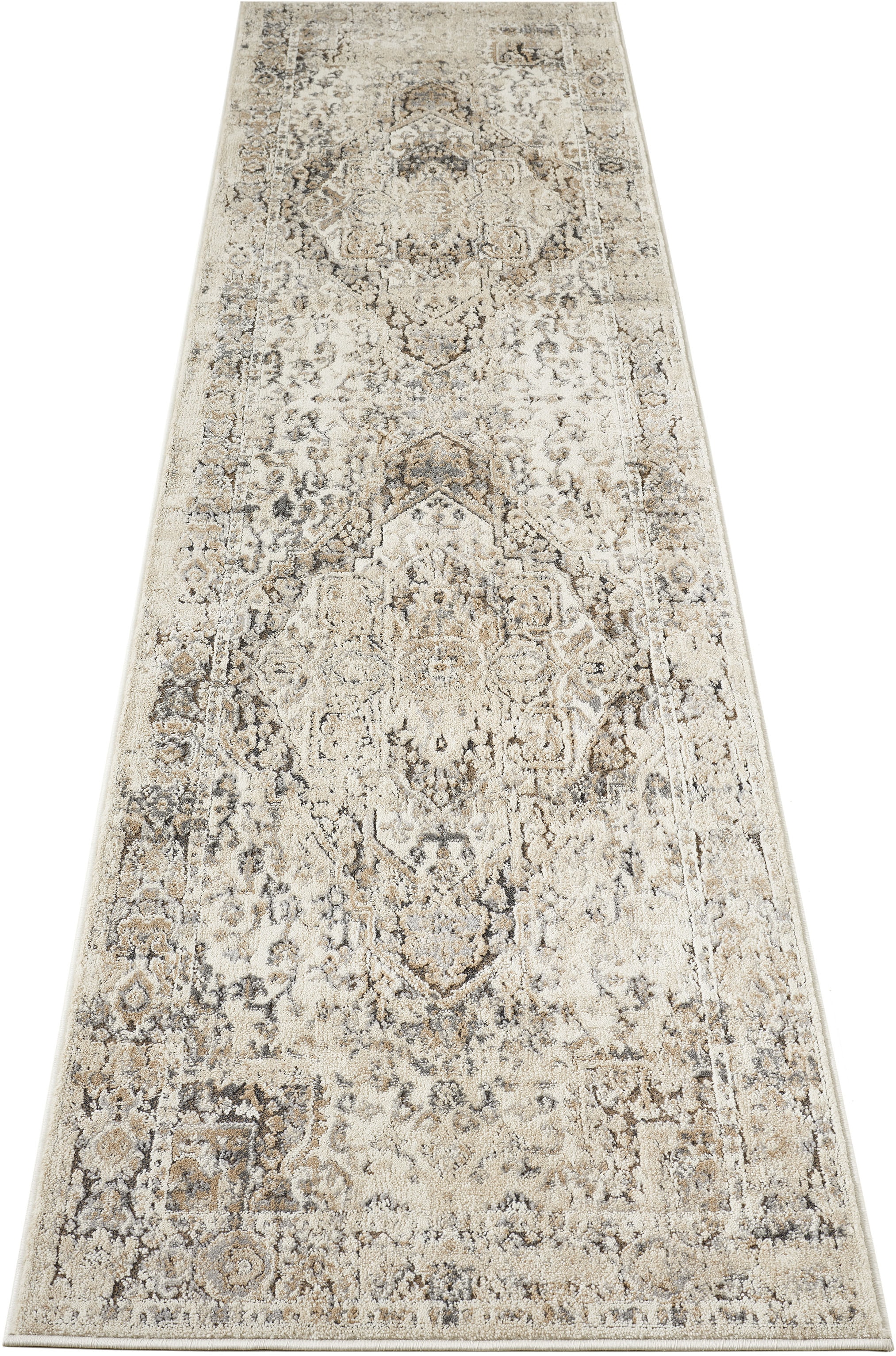GOODproduct Tapis »Kylan, Hoch-Tief-Struktur, dezenter Glanz« Rectangulaire 9 mm Höhe Schrumpf-Garn-Effekt, im Vintage-Look, dichte Qualität, Wohnzimmer