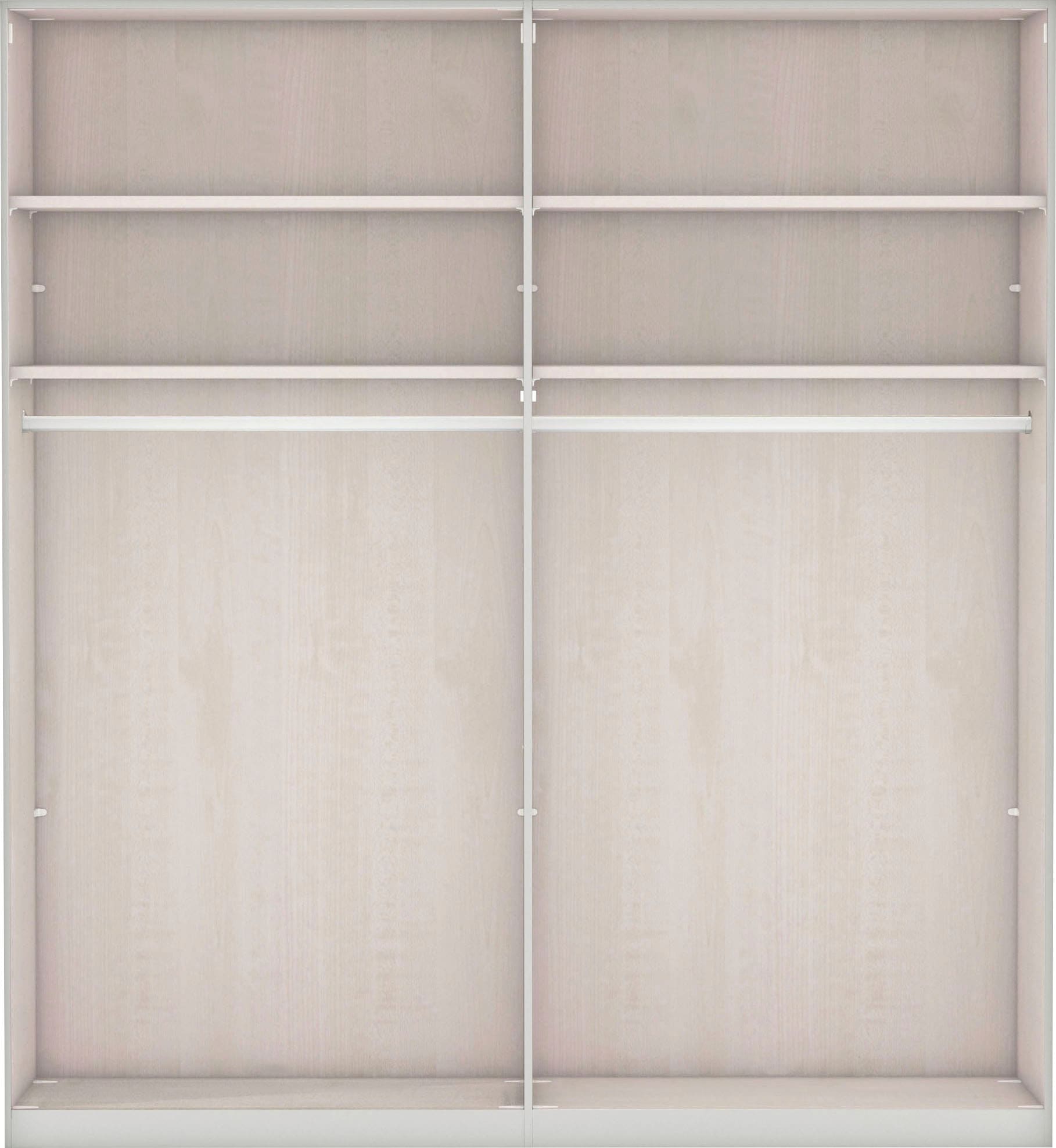 WIEMANN Drehtürenschrank »Barcelona« mit Spiegelfront und schmaler Bauchbinde