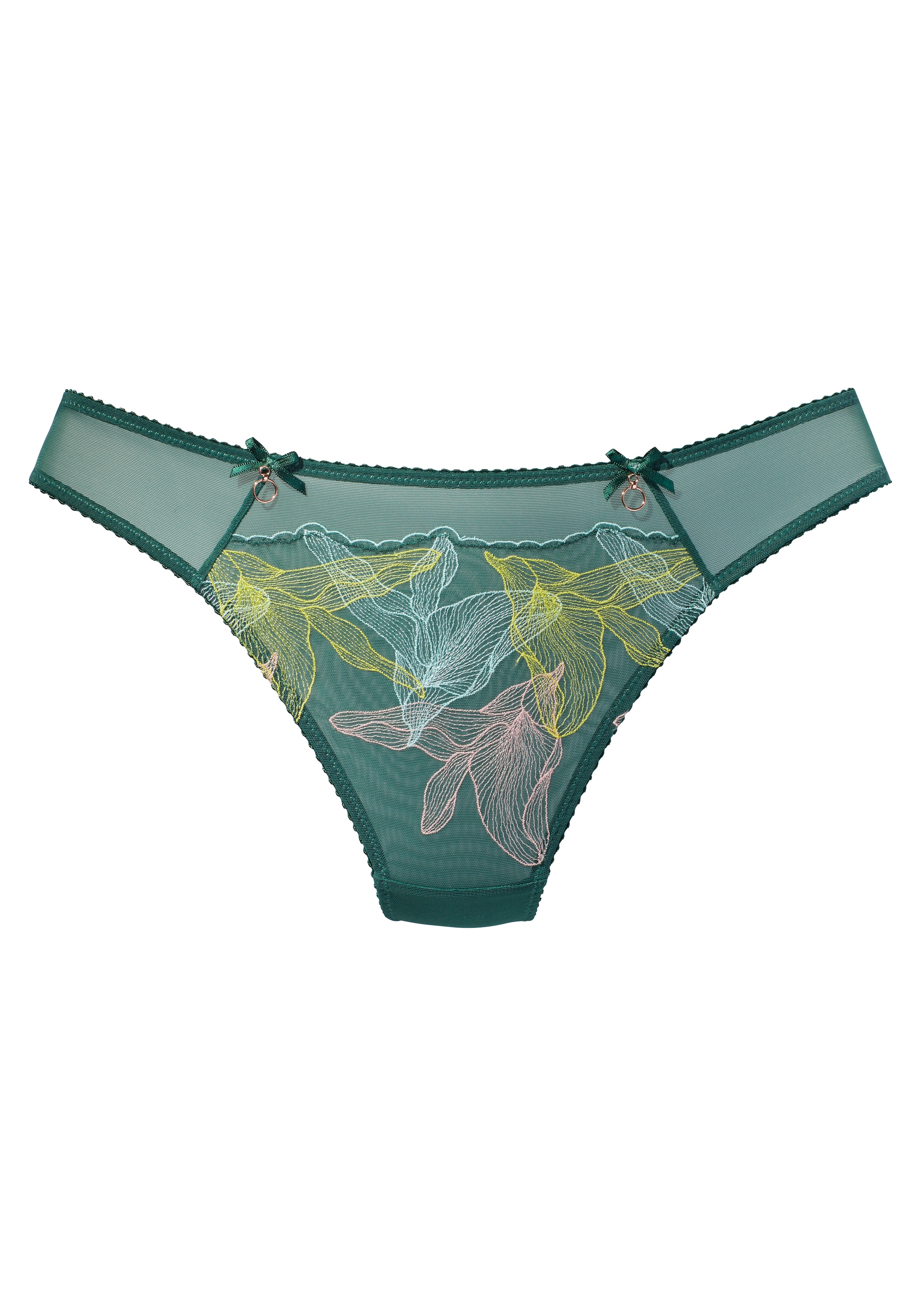 LASCANA String »Gabriella« aus Mesh mit hauchzarter Stickerei, transparente Unterwäsche