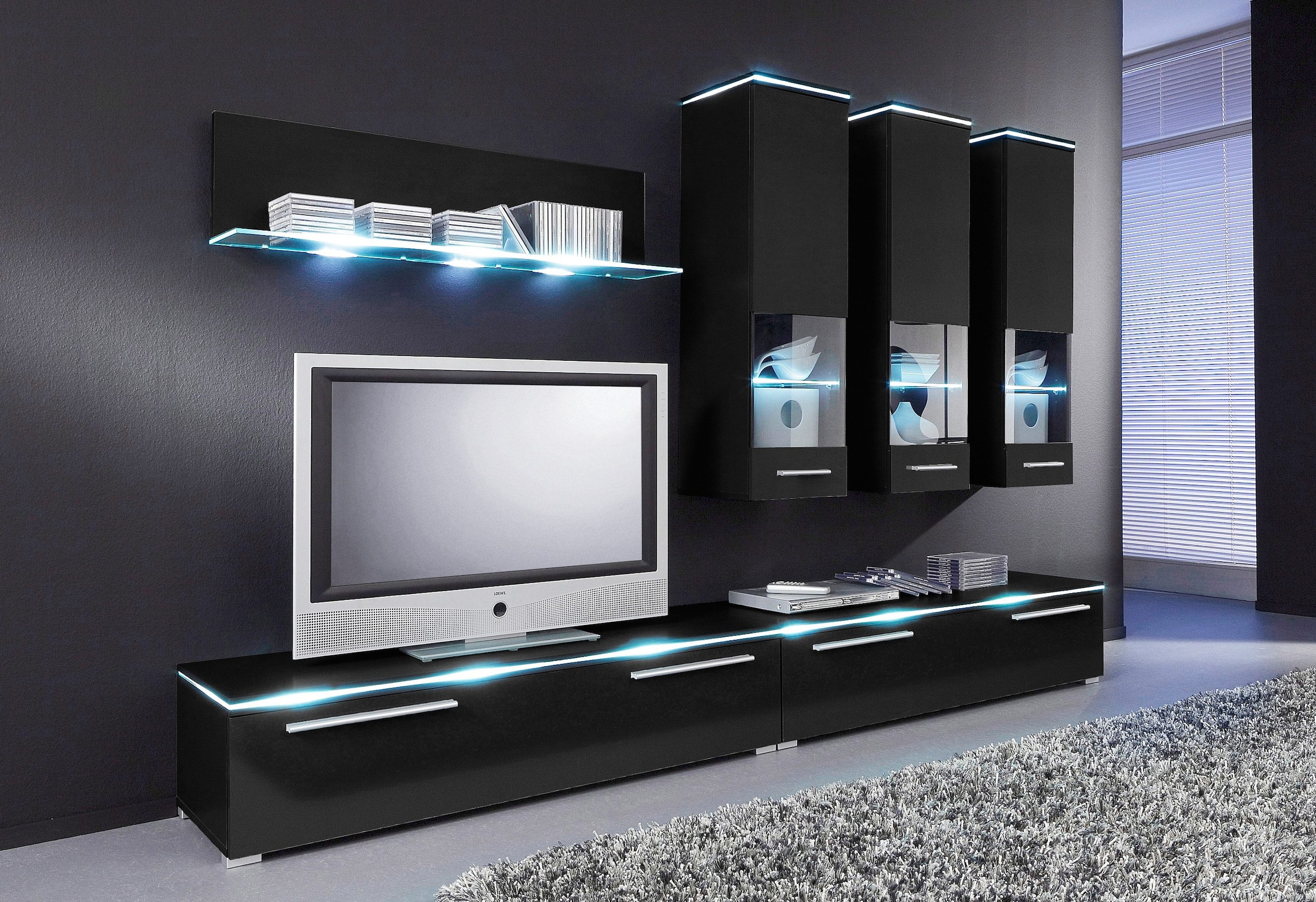 Höltkemeyer Wohnwand »Line« Set, 6 Stk. tlg.