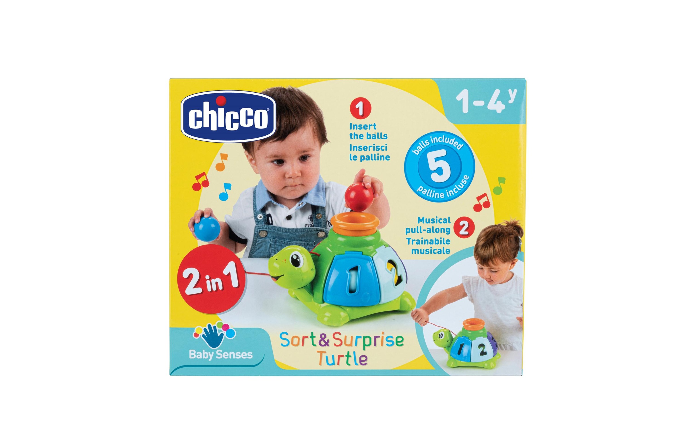 Chicco Lernspielzeug »SORTIER-SCHILDKRÖTE ZUM ZIEHEN«