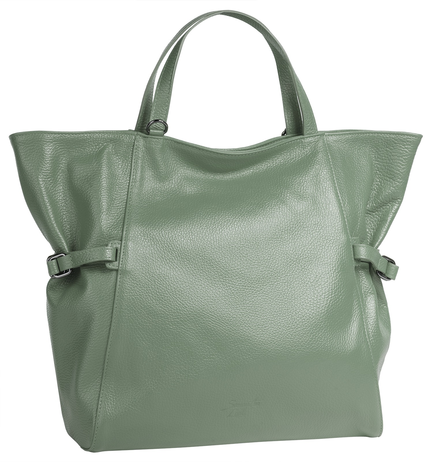 Samantha Look Shopper echt Leder, Made in Italy