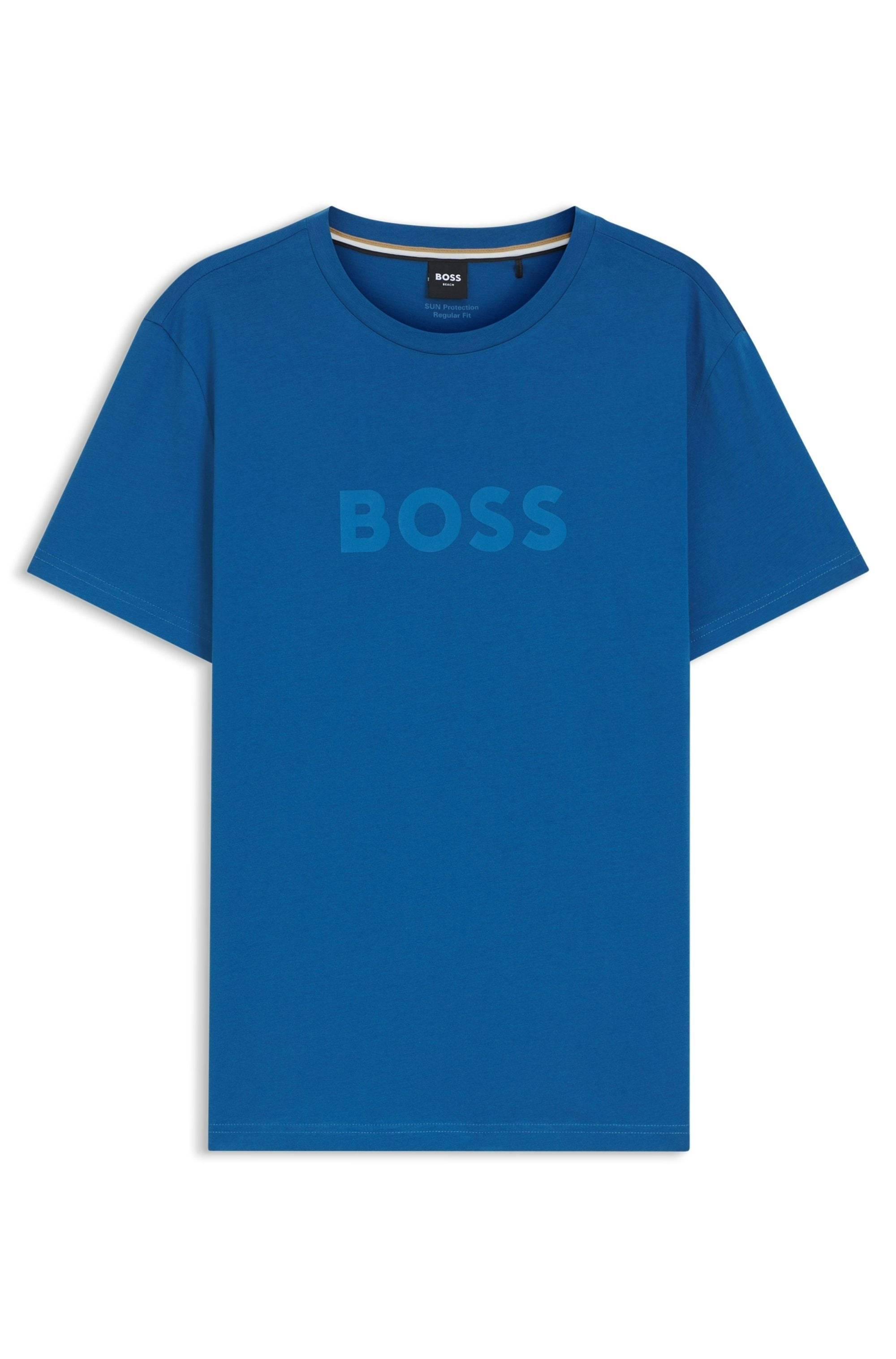 BOSS T-shirt de plage »T-Shirt RN« mit UV Schutz (SPF 50+), Swimwear