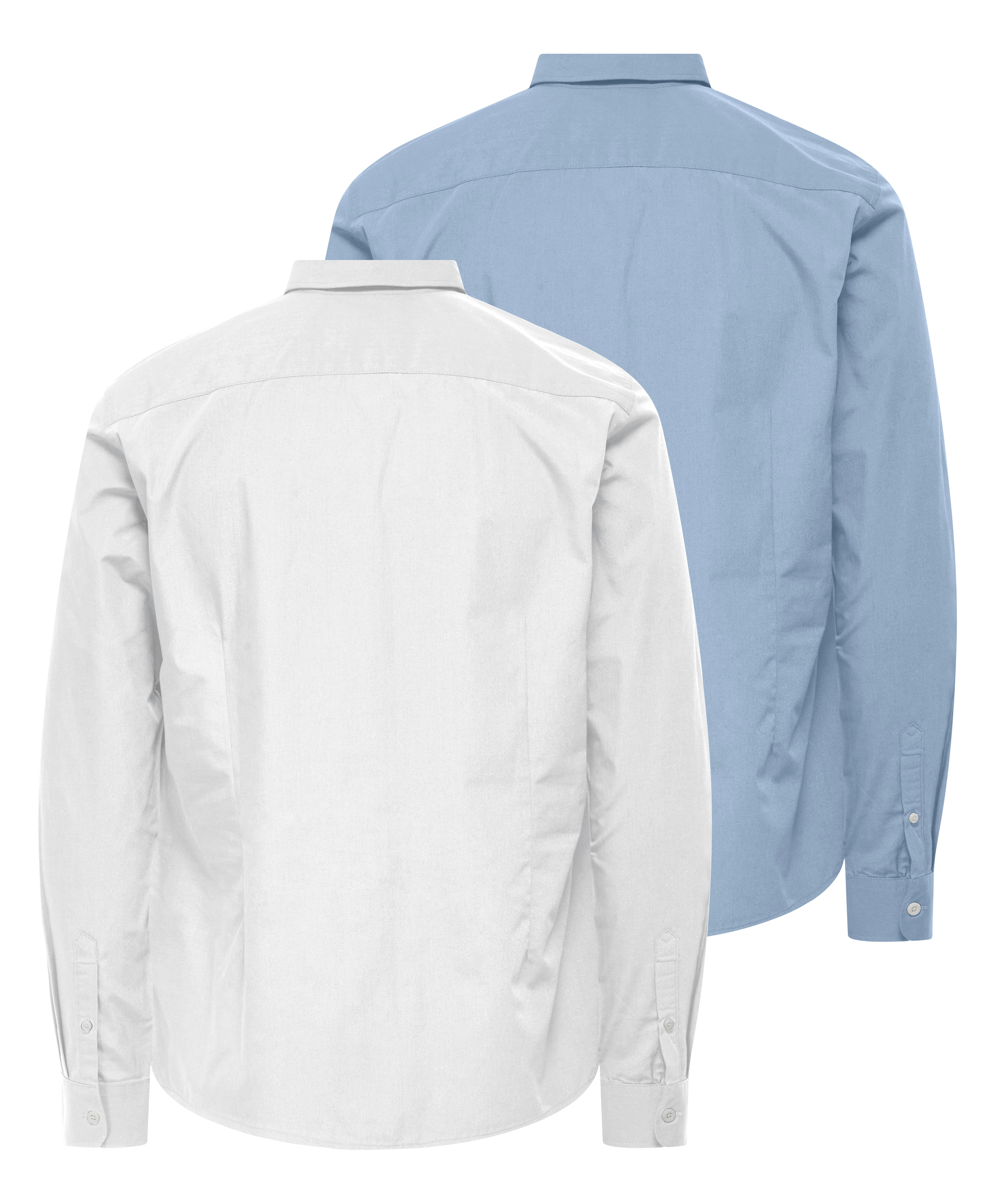 ONLY & SONS Chemise à manches longues »ONSFLORIAN LIFE LS POPLIN SHIRT 2- PACK« Paquet, 2 cuis