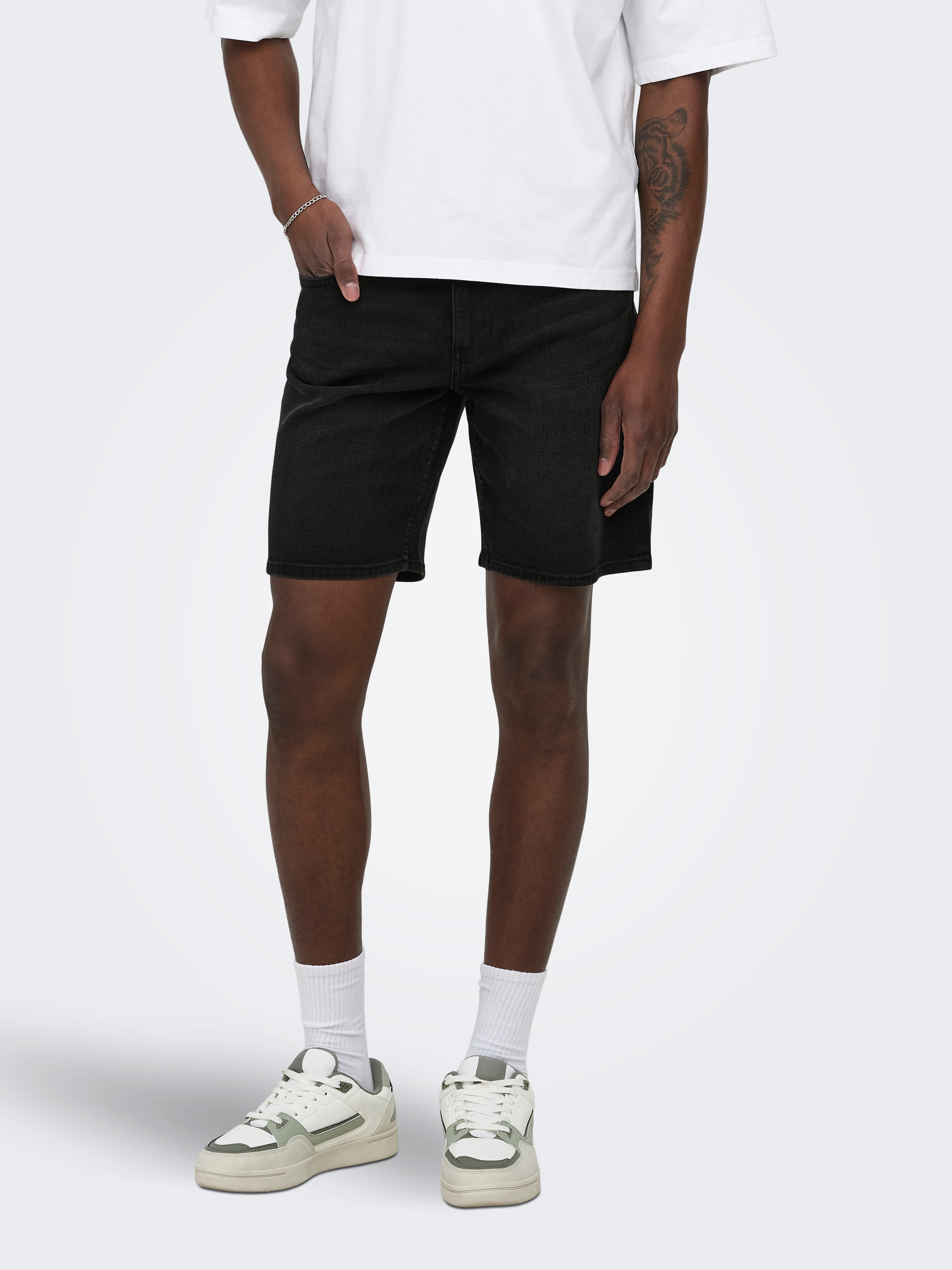 ONLY & SONS Short »ONSWEFT BOX PIM DNM SHORTS OTL«