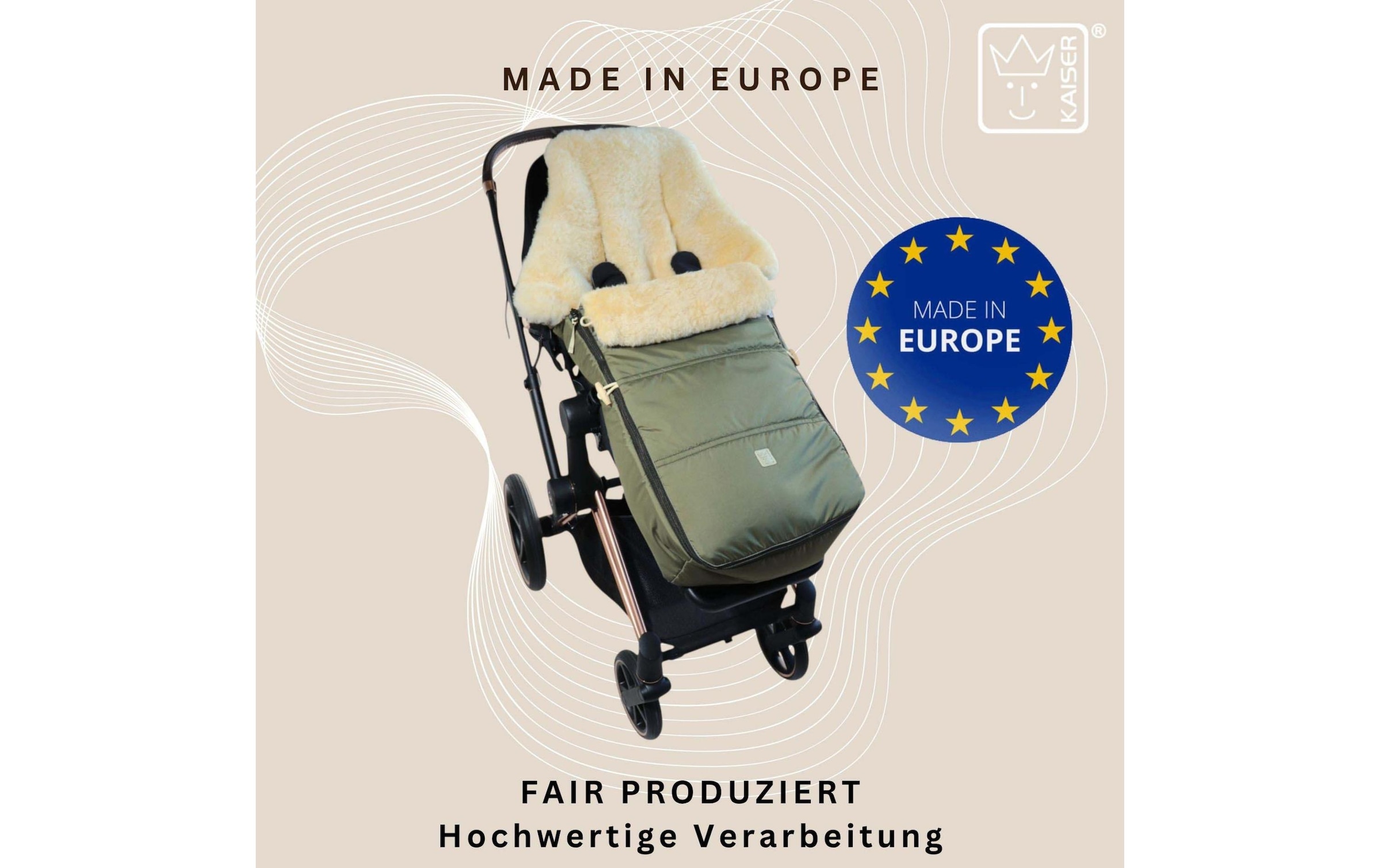 Kaiser Fusssack »Dublas 2.0 aus Lammfell«