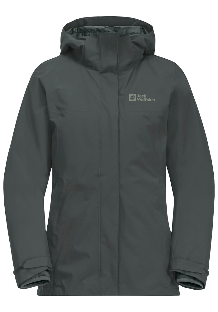 Jack Wolfskin Veste fonctionnelle 3 en 1 »LUNTAL 3IN1 JKT W« mit Kapuze