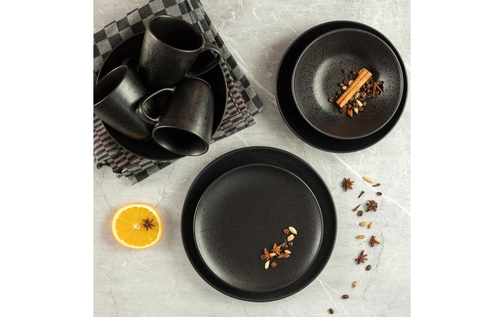 MÄSER Set de vaisselle pour le petit déjeuner »Essential 18-teilig«