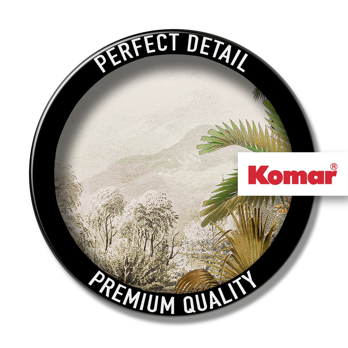 Komar Leinwandbild »Hiding Parrot - Grösse 60 x 90 cm« Natur 1 Stk. tlg. Keilrahmenbild mi Echtholzrahmen