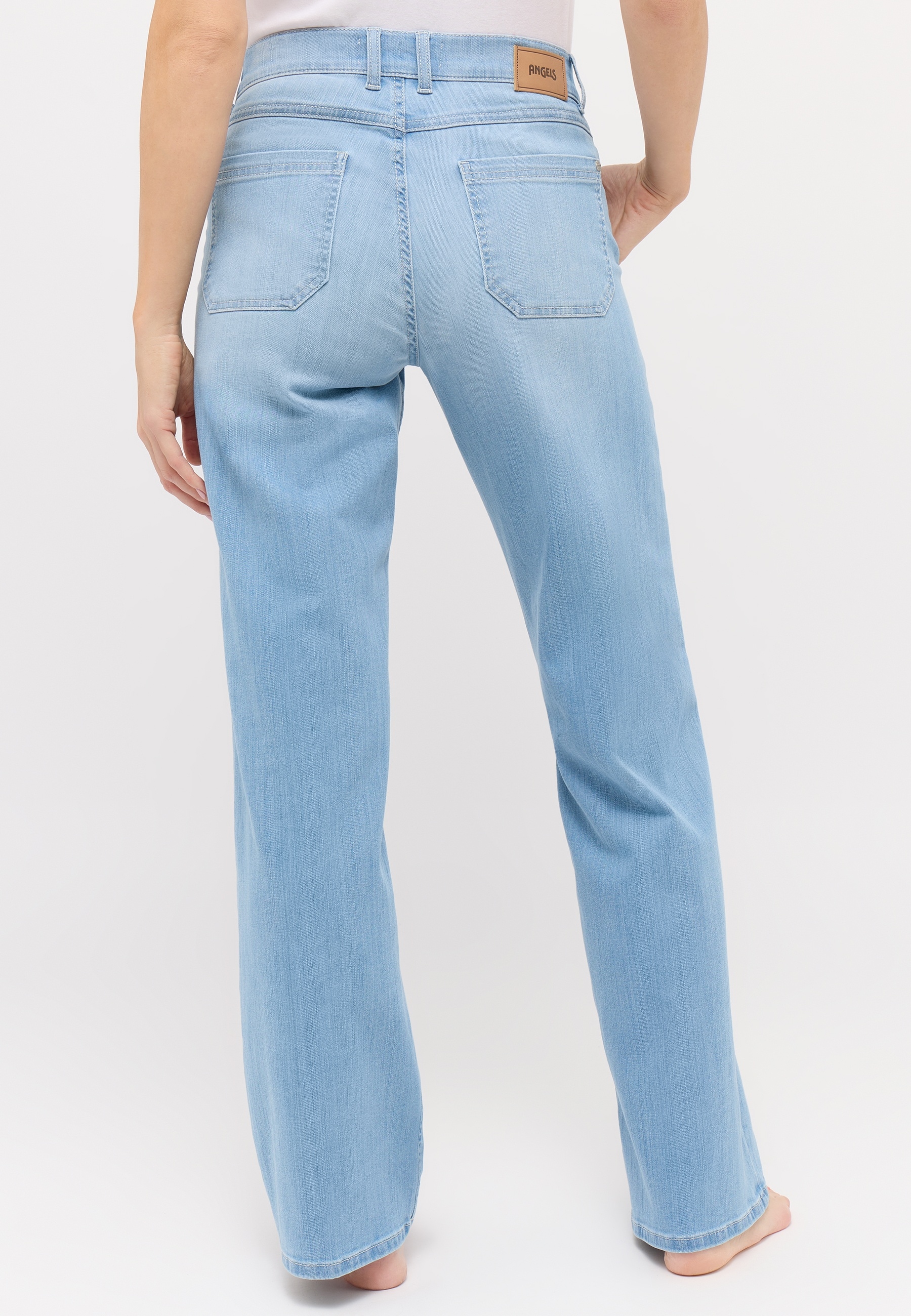 ANGELS Jeans Relax-fit »LIZ WORKER« avec grandes poches avant et effets dégradés