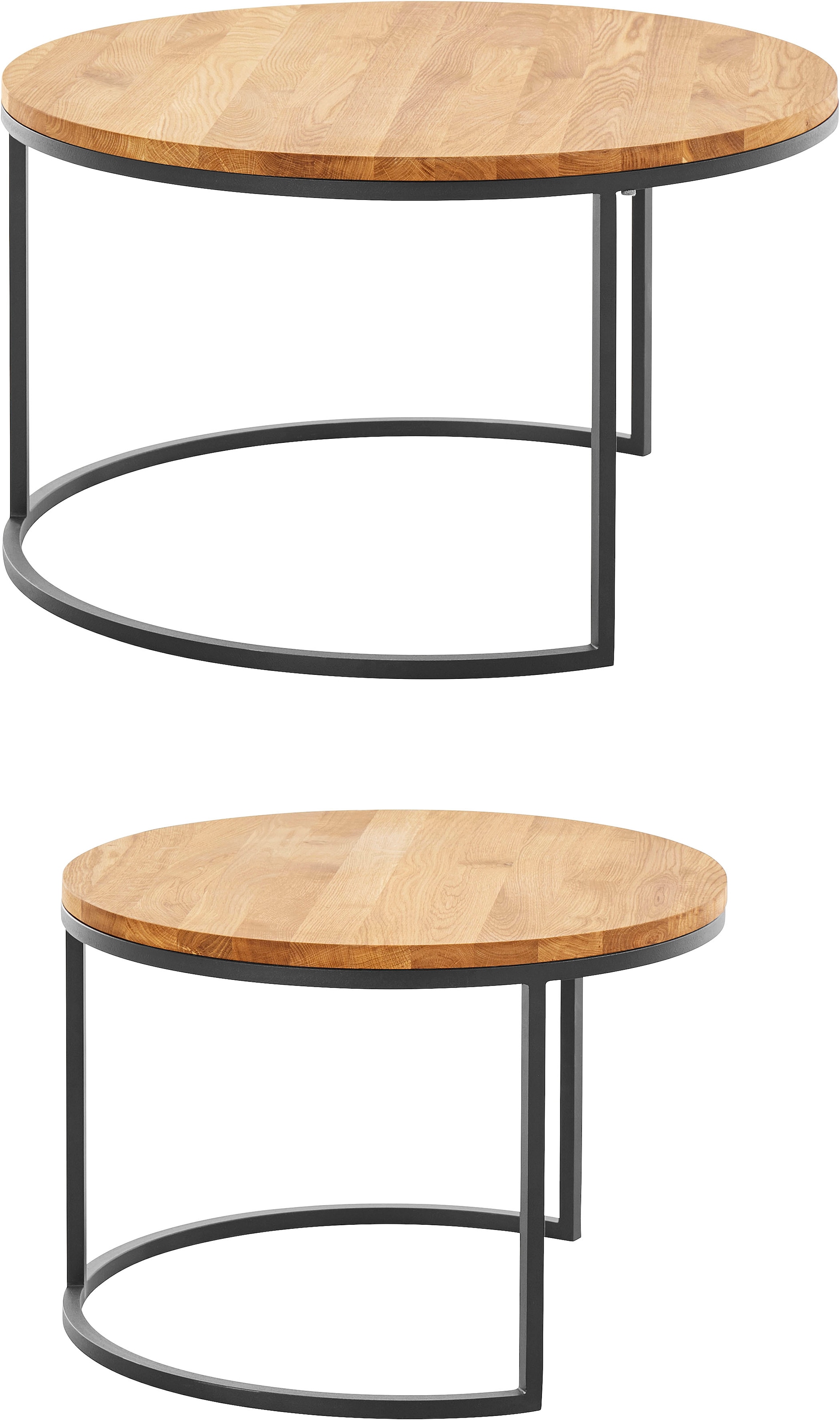 Home affaire Table basse Set, Zwei Couchtische im Set, 2 cuis tlg.