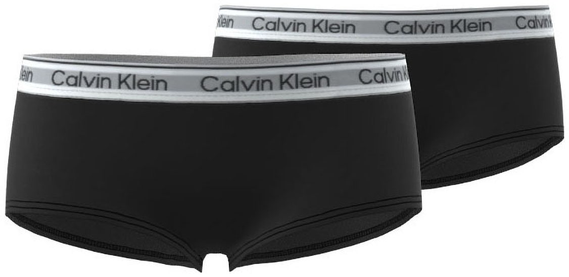 Calvin Klein Underwear Hipster »2PK SHORTY« Packung, 2er-Pack,  Mit Markennamen auf dem Bund, für Kinder