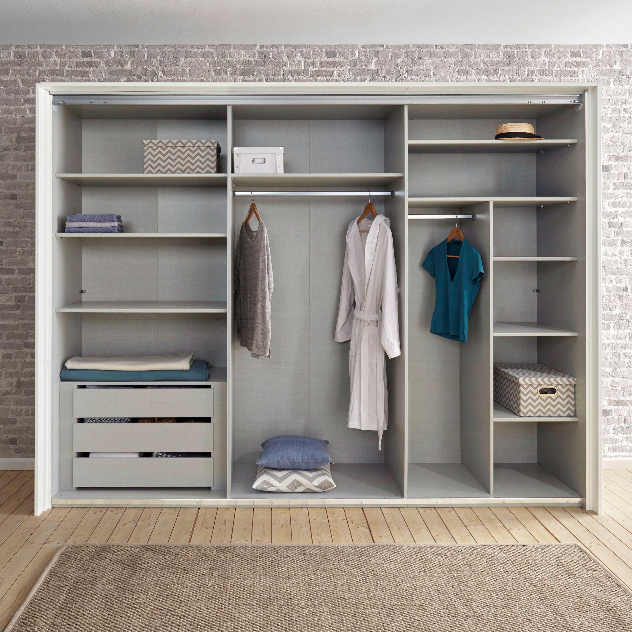 Wimex Inneneinteilung Ergänzung für Kleiderschränke, Wäscheeinteilung