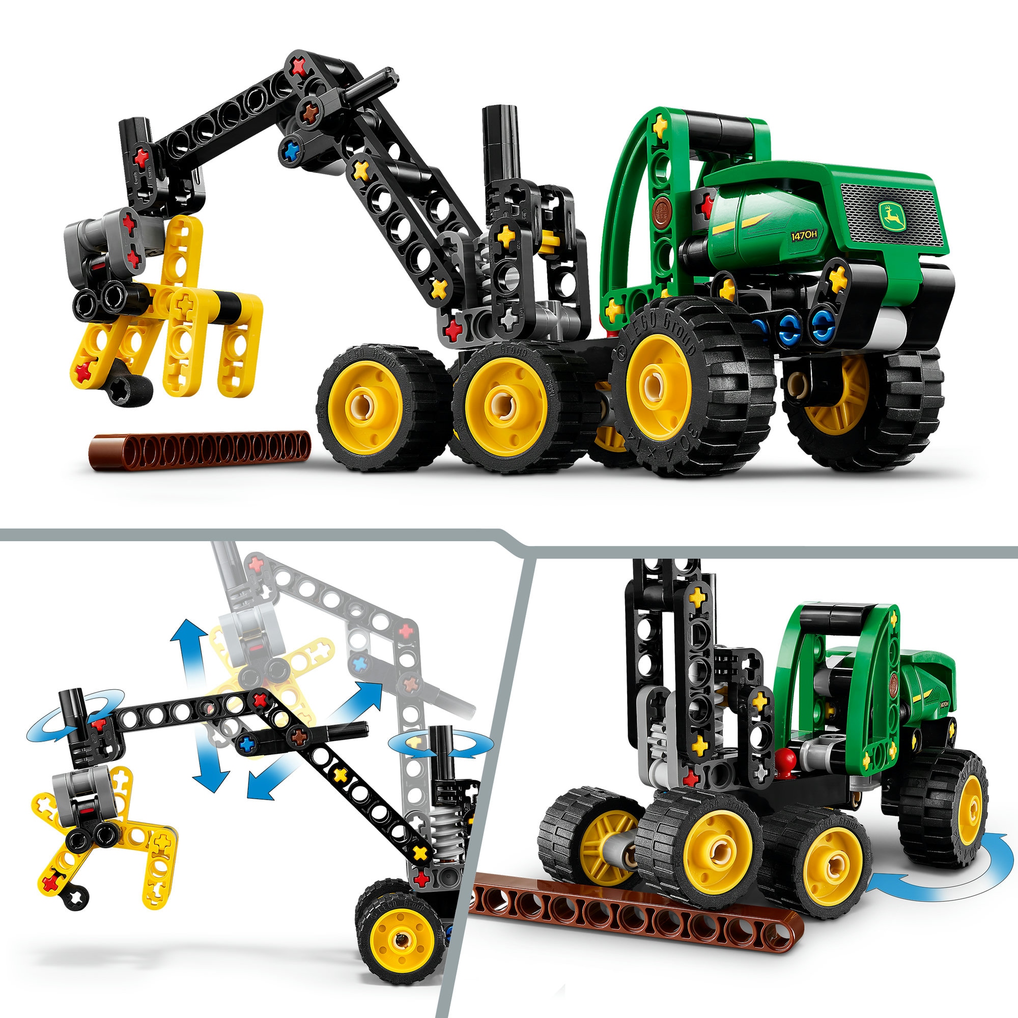 LEGO® Pions de construction »John Deere 1470H Rad-Harvester (42218), LEGO Technic« Made in Europe