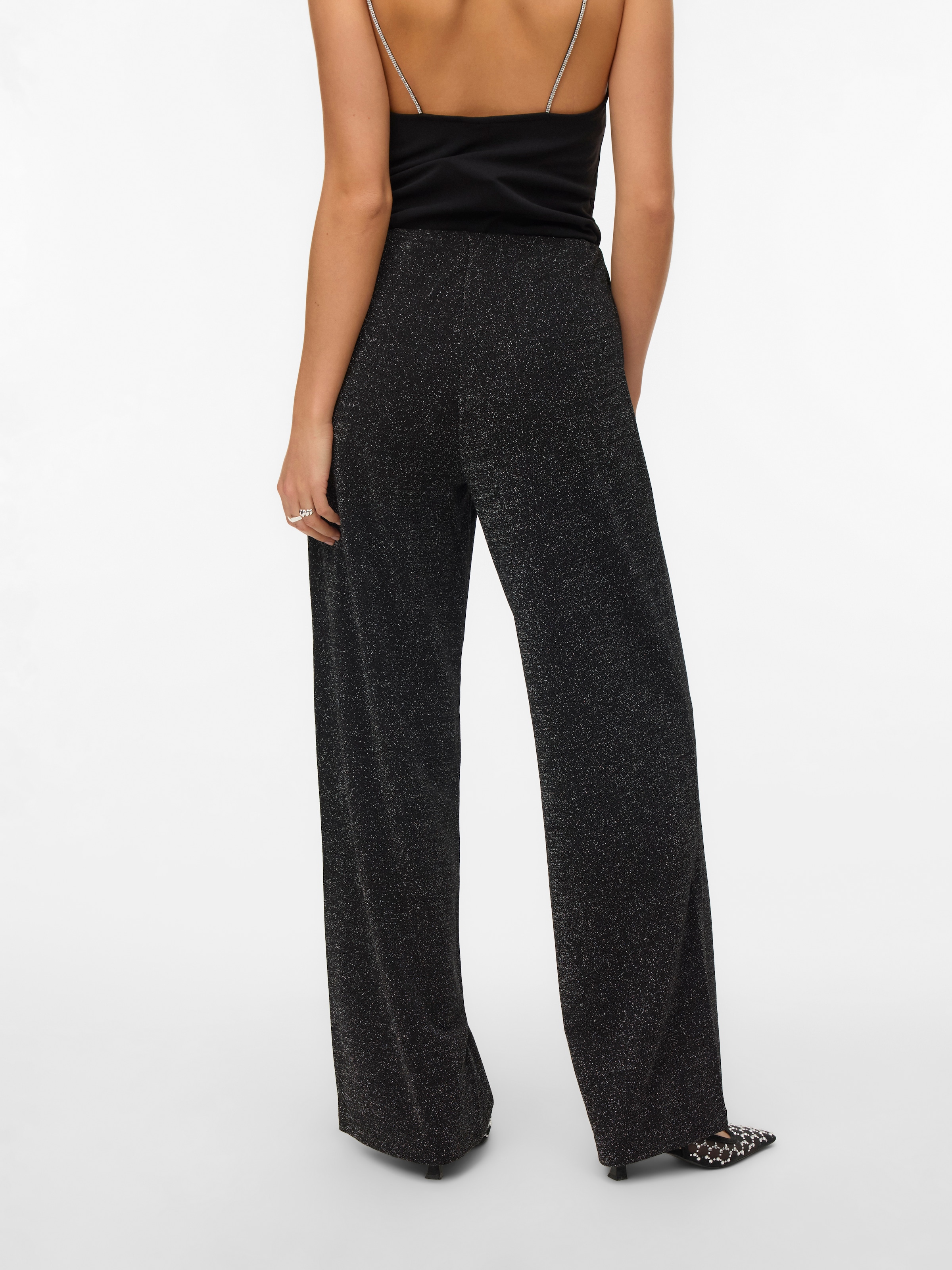 Vero Moda Pantalon à enfiler »VMBERLIN MW WIDE GLITTER PANT NOOS«  Sommerhose