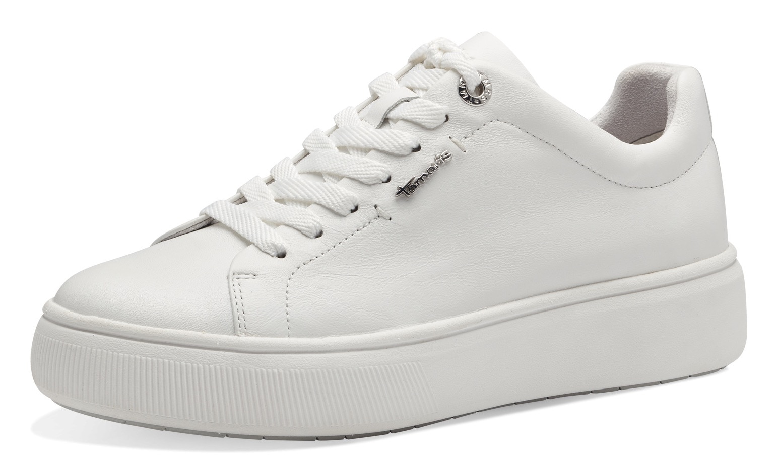 Tamaris Plateausneaker  , Freizeitschuh, Halbschuh, Schnürschh mit Wechselfussbett