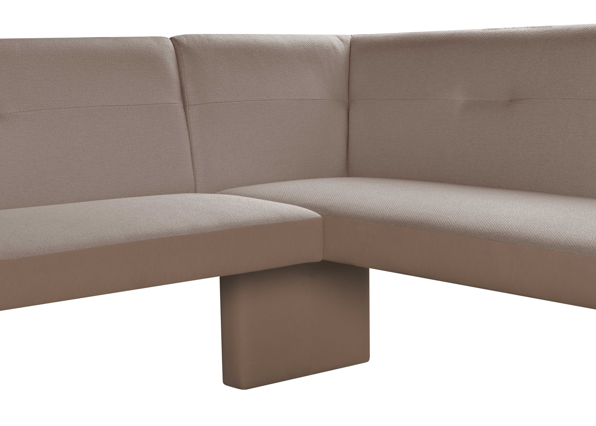GOODproduct Ensemble de bancs d'angle »Bruna Essecke, Sitzgruppe, Eckbankgruppe, Küchenbankgruppe« Ensemble, 4tlg, 4 pièces tlg. Stuhl: 360° drehbar (Rückst.), 2-Stoff-Design. Wellenfederung Eckbank