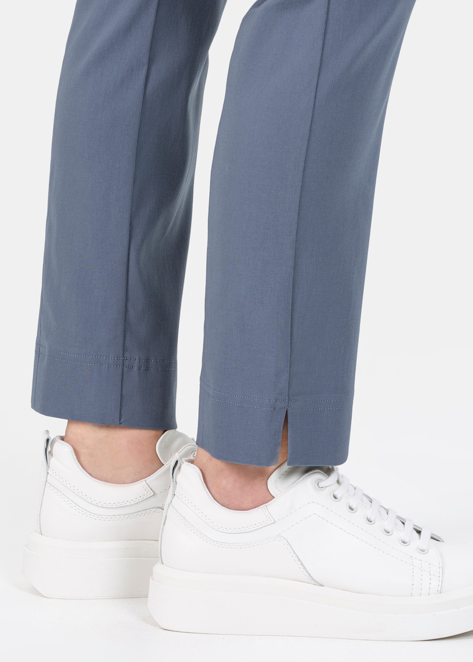 Stehmann Pantalon en tissu »Loli«  pantalon d'été avec fente à l'ourlet