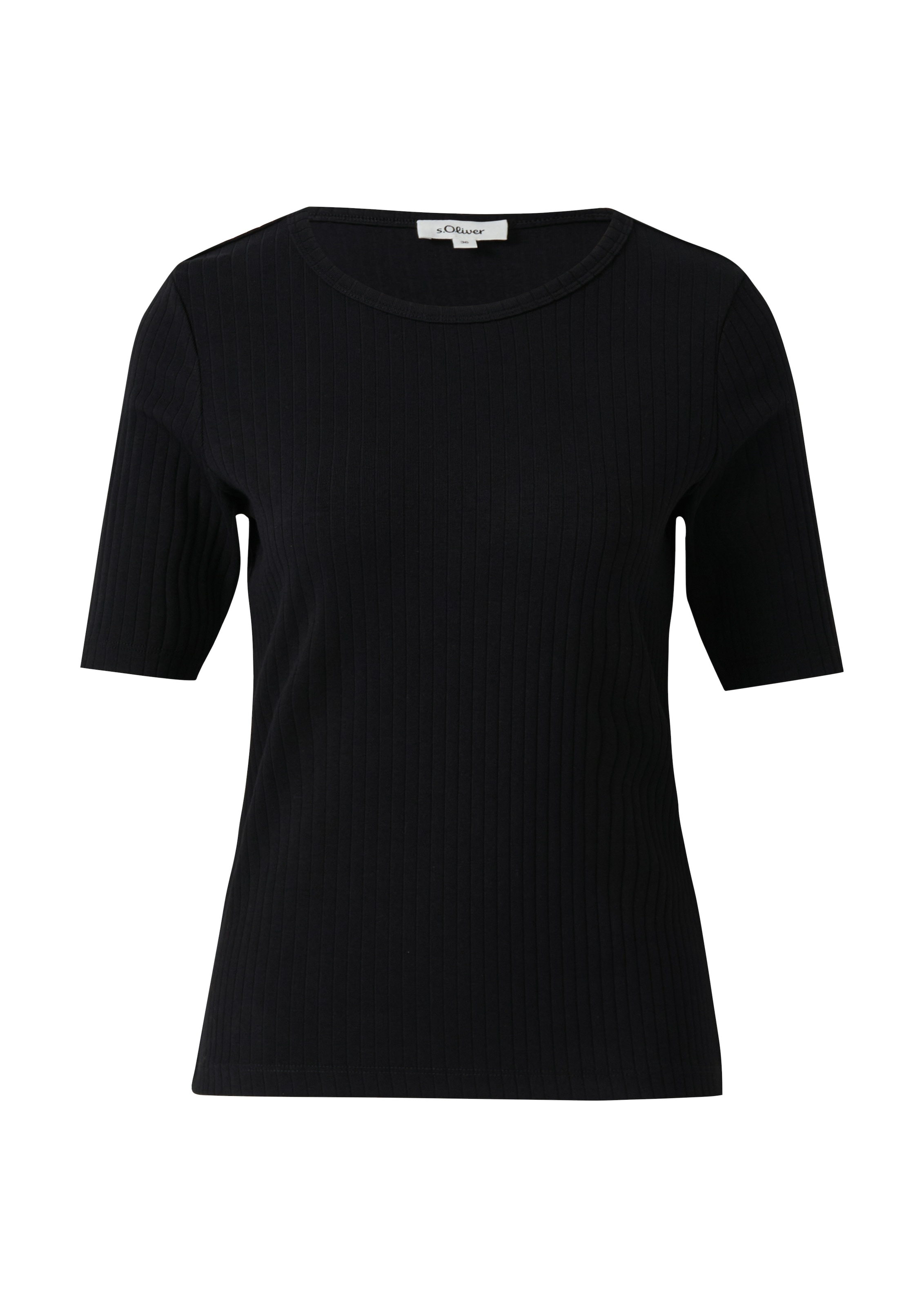 s.Oliver T-Shirt , mit Rippstruktur
