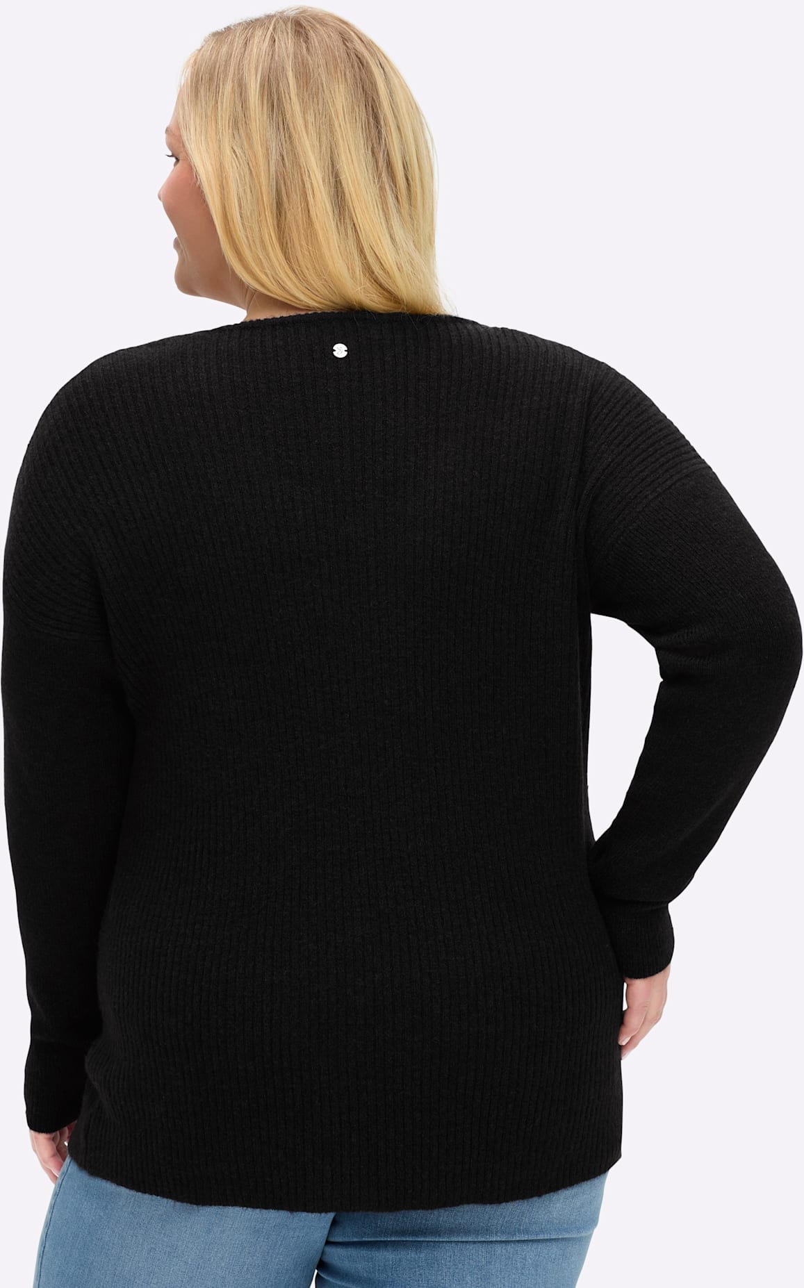 Sheego V-Ausschnitt-Pullover »Pullover«