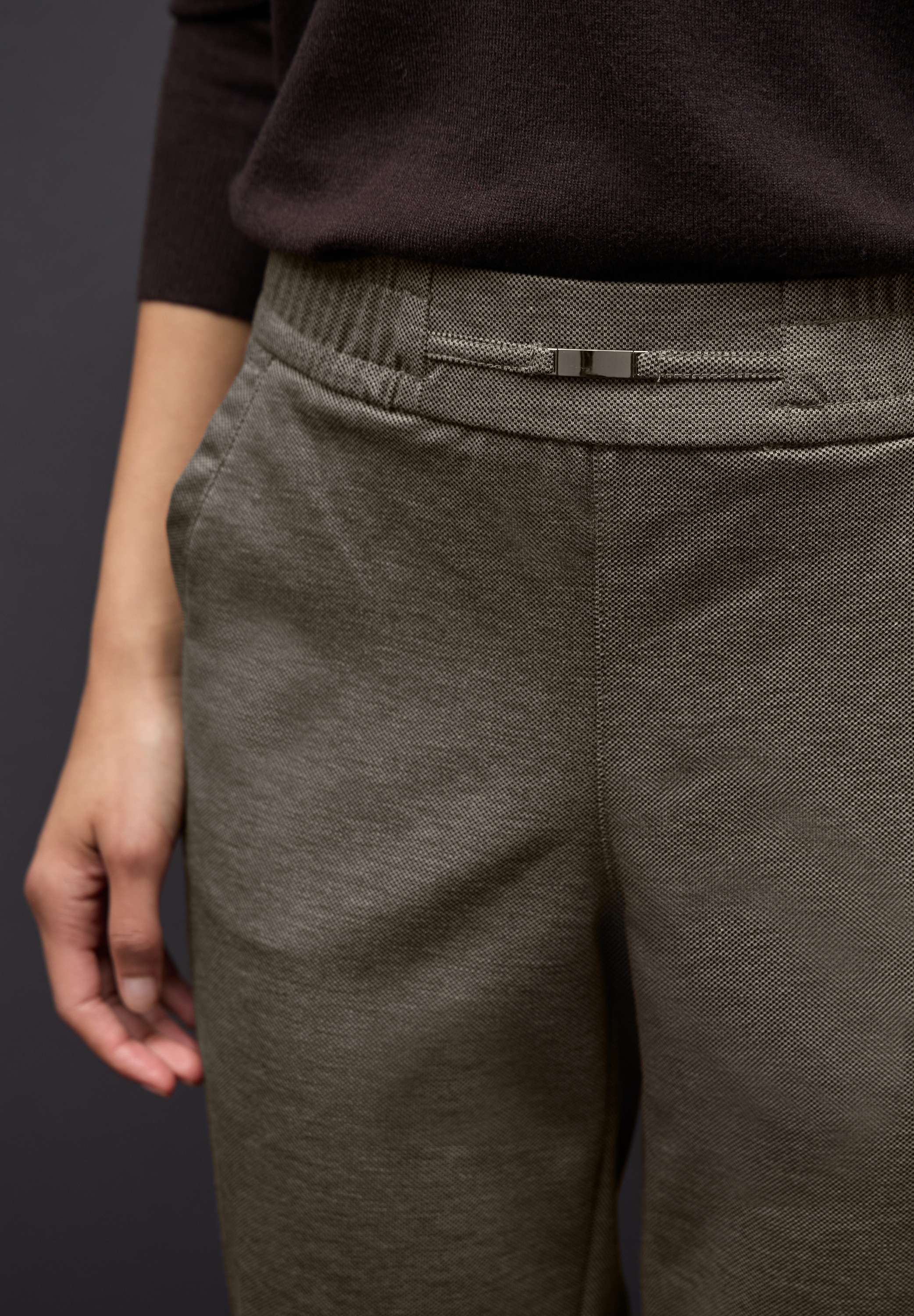 STREET ONE Pantalon de jogging »Style Bonny«  mit Schnallendetail