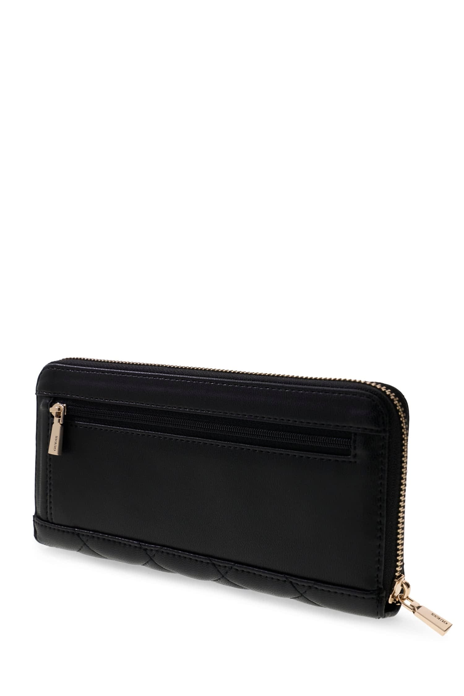 Guess Porte-monnaie »JULIET SLG LARGE ZIP AROUND« Damen Geldbeutel mit zusätzlichem Reissverschluss-Rückfach