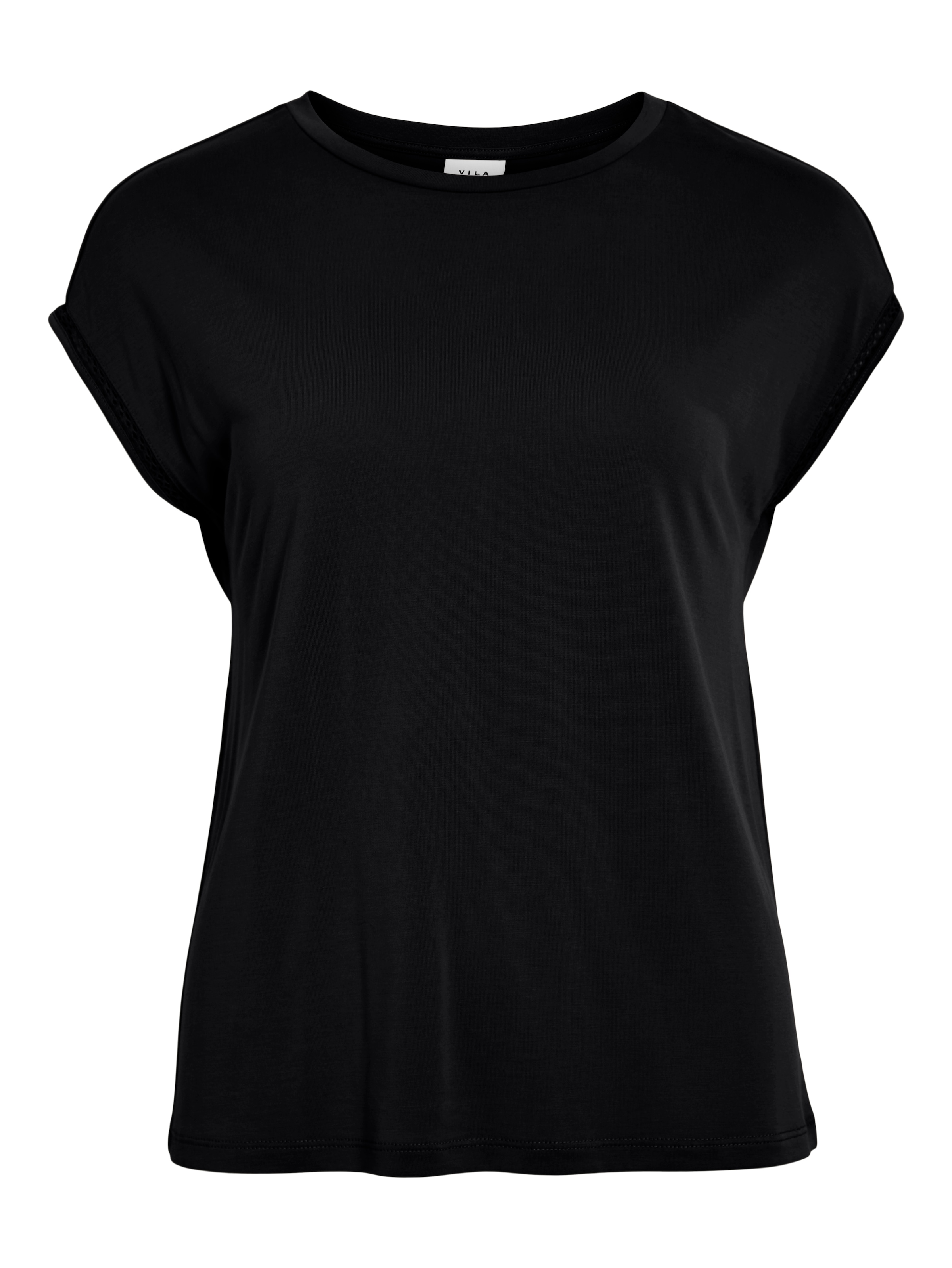 Vila T-shirt à manches courtes »VIMODALA C/S O-NECK DETAIL TOP - NOOS«