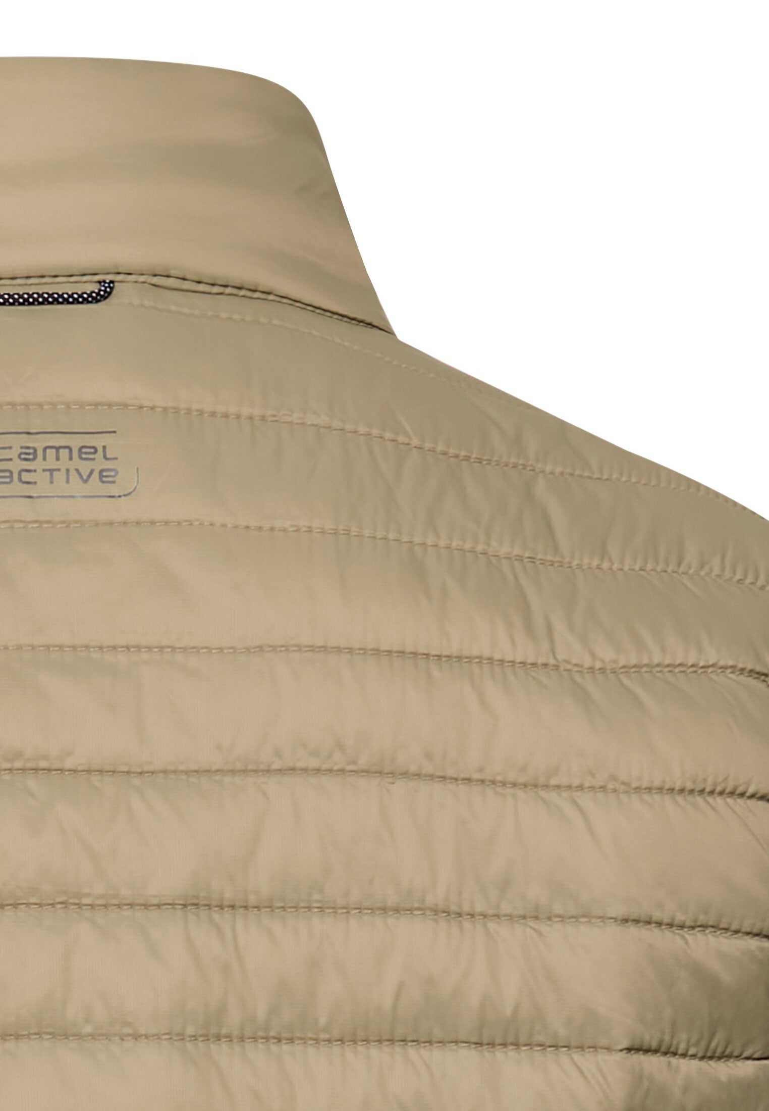 camel active Steppweste mit Stehkragen und Reissverschluss