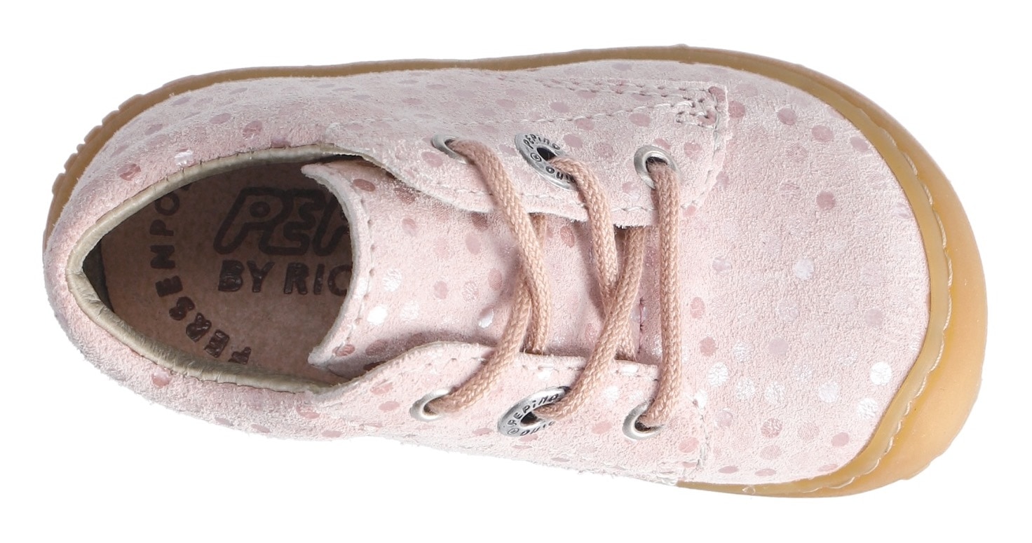 PEPINO by RICOSTA Lauflernschuh »DOTS WMS: Mittel«  Schnürschuh m. Weiten-Messsystem, Leder, Grössenschablone zum Download