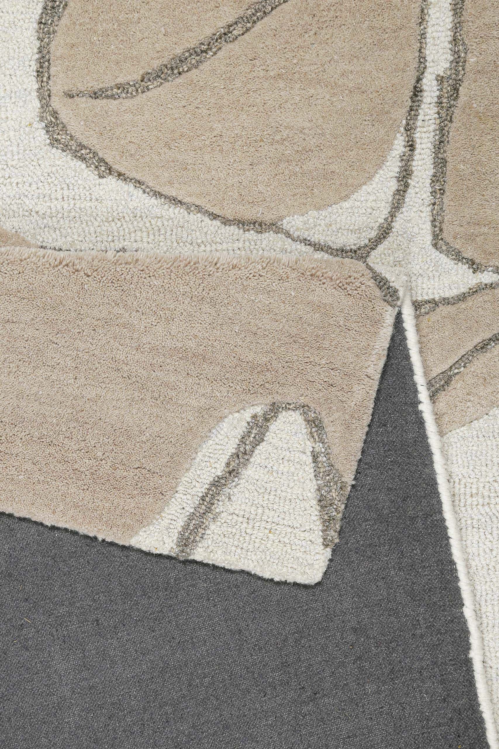 Wecon home Teppich »Tunia« rechteckig 10 mm Höhe handgefertigt, floral, pflegeleicht, Wolle, Wohnzimmer, Schlafzimmer