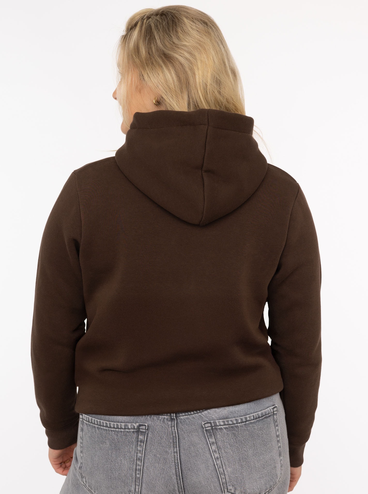 Zwillingsherz Hoodie »"Dackel"« Stickerei vorne, weiche Fleeceinnenseite, bedruckte Kordel